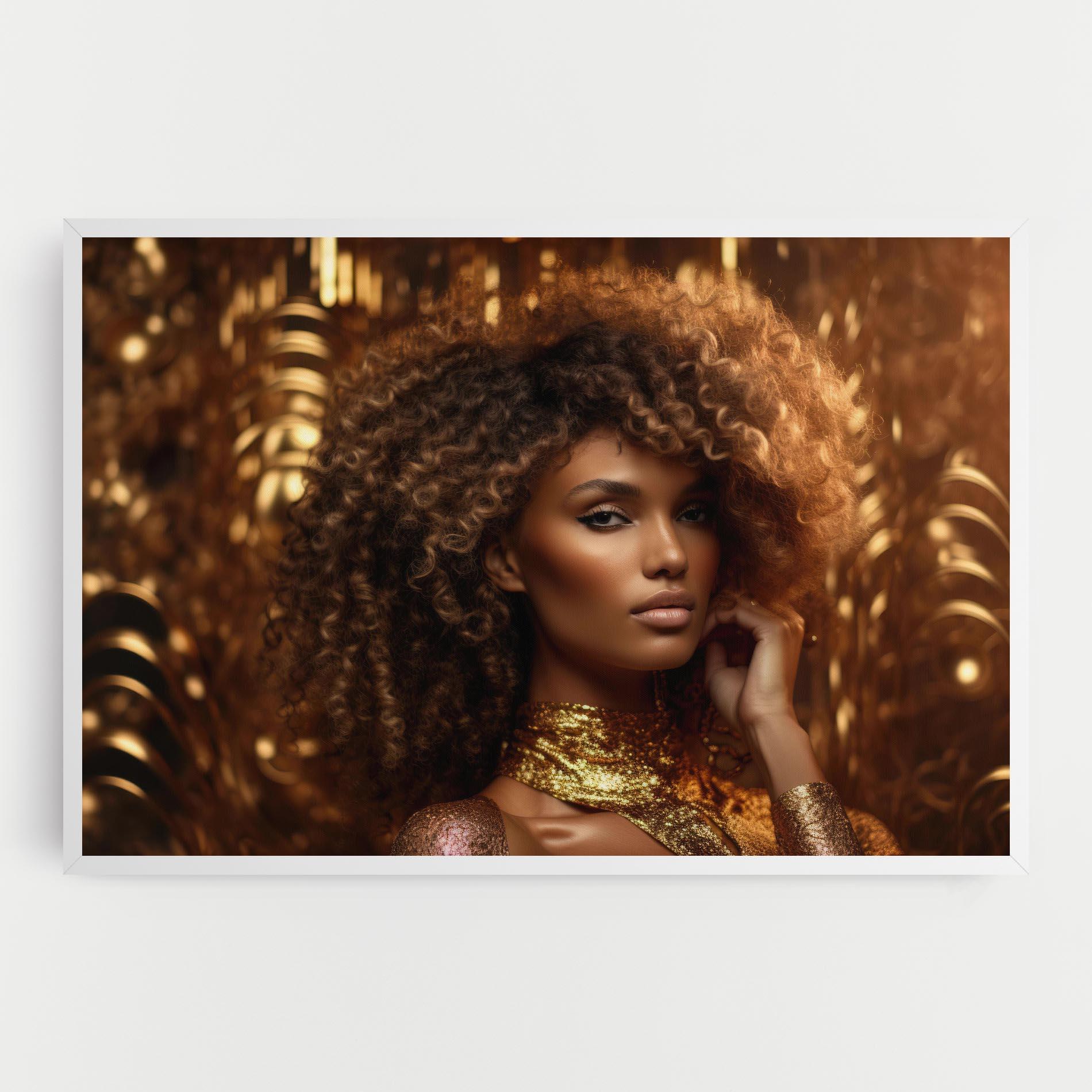 Tablou Canvas Radiant Bronze Goddess mockup 0