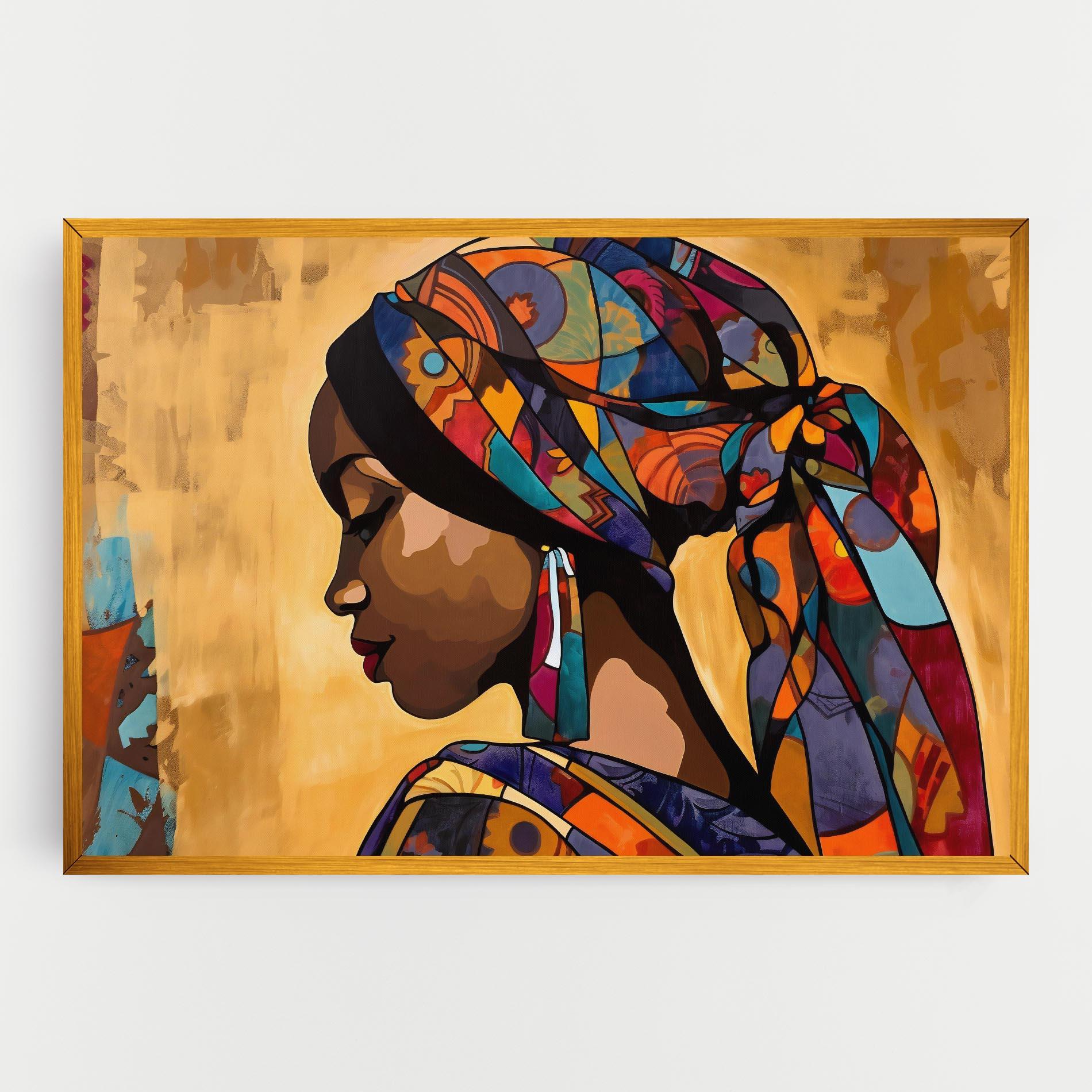 Tablou Canvas Headscarf Pretty Woman mockup 0
