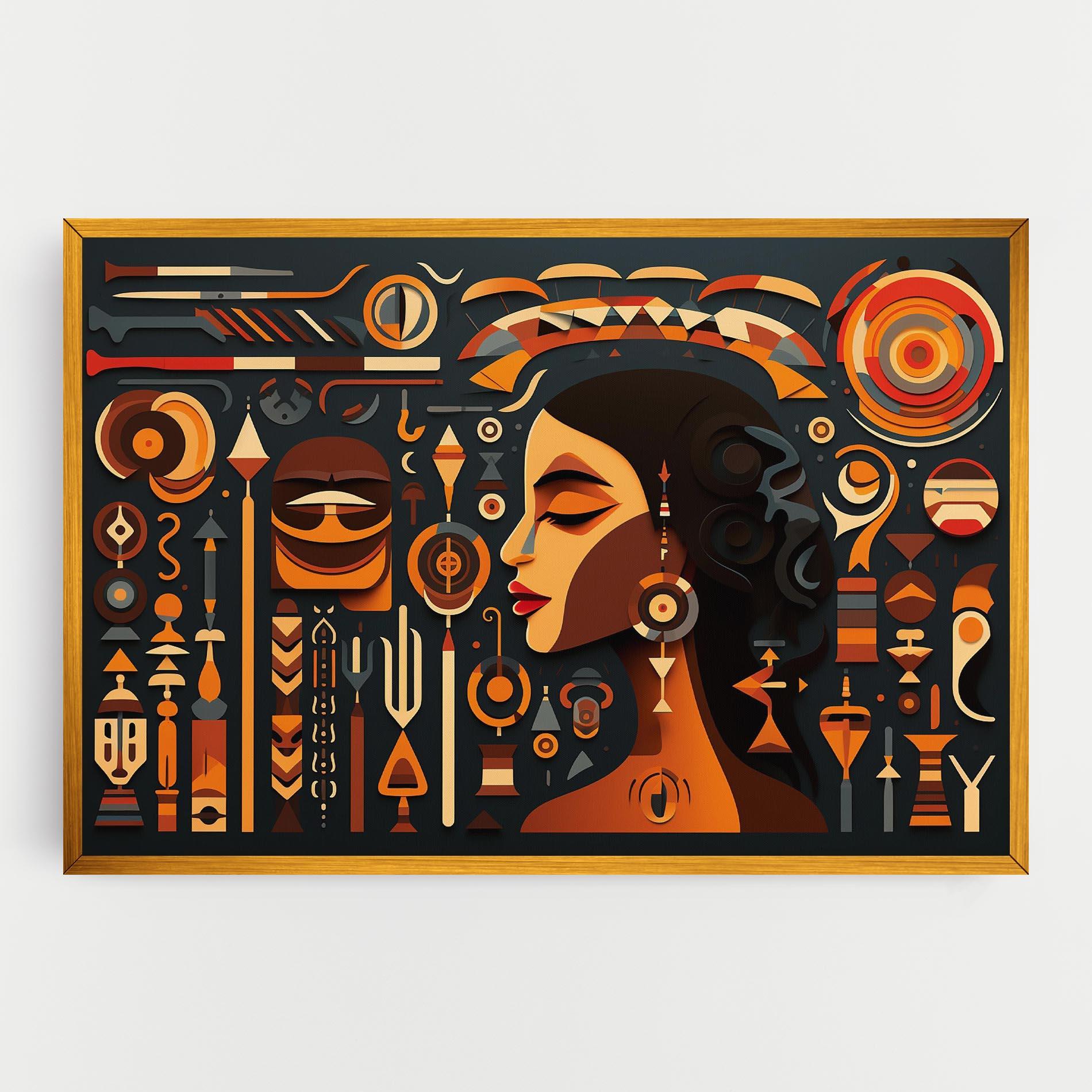 Tablou Canvas Old Cultural Elements mockup 0