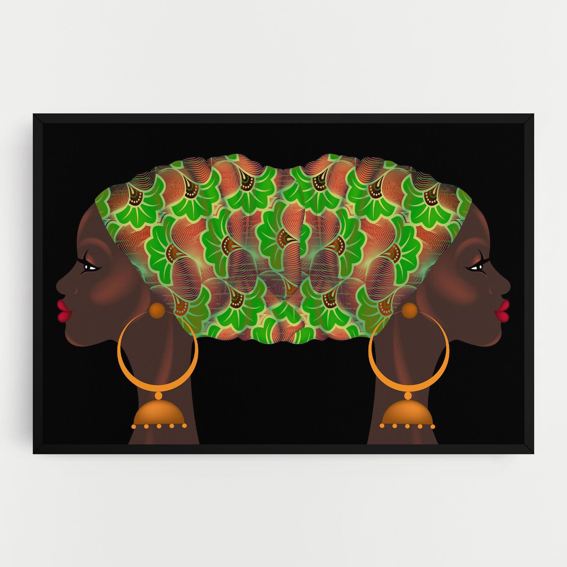 Tablou Canvas Ankara Headwrap mockup 0