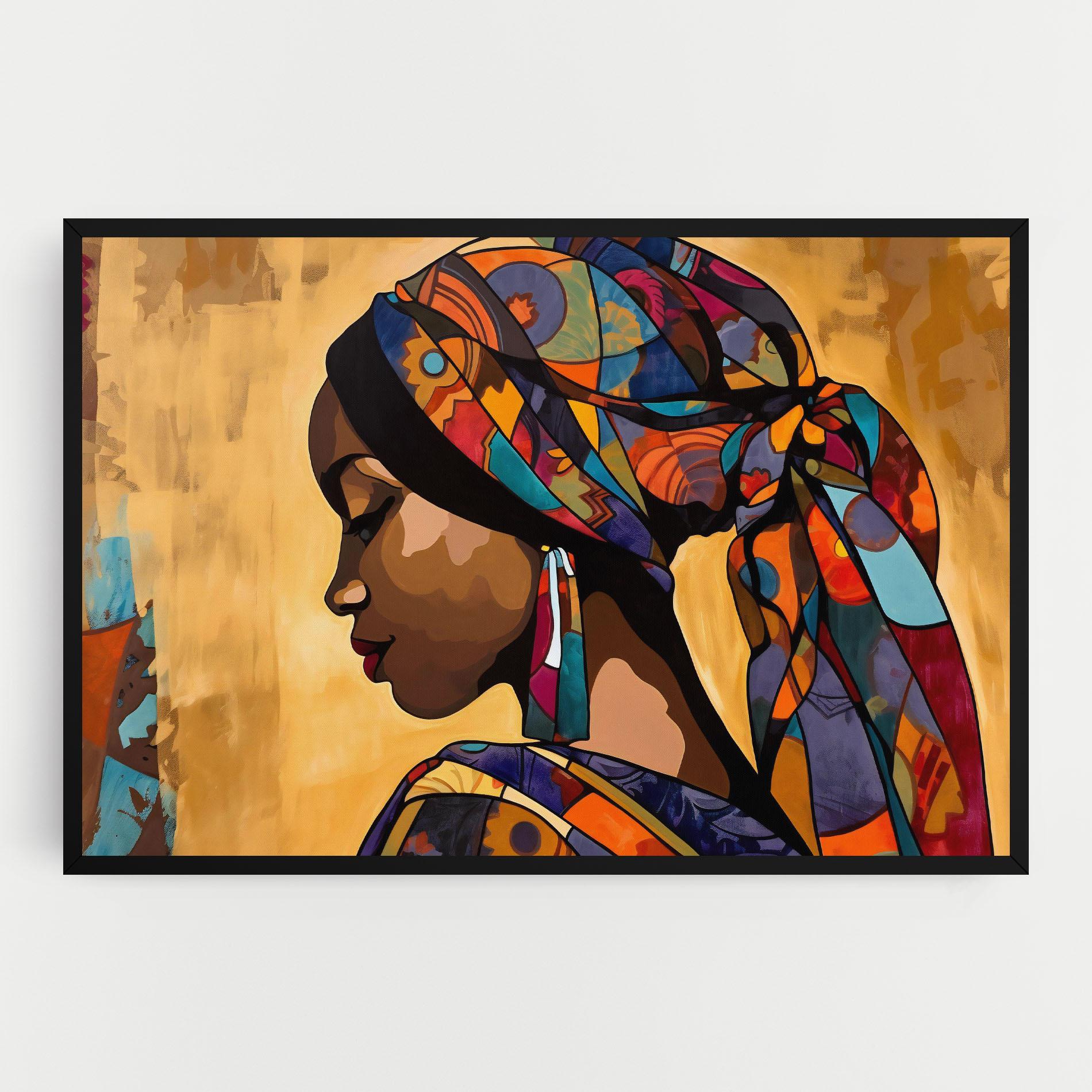 Tablou Canvas Headscarf Pretty Woman mockup 0
