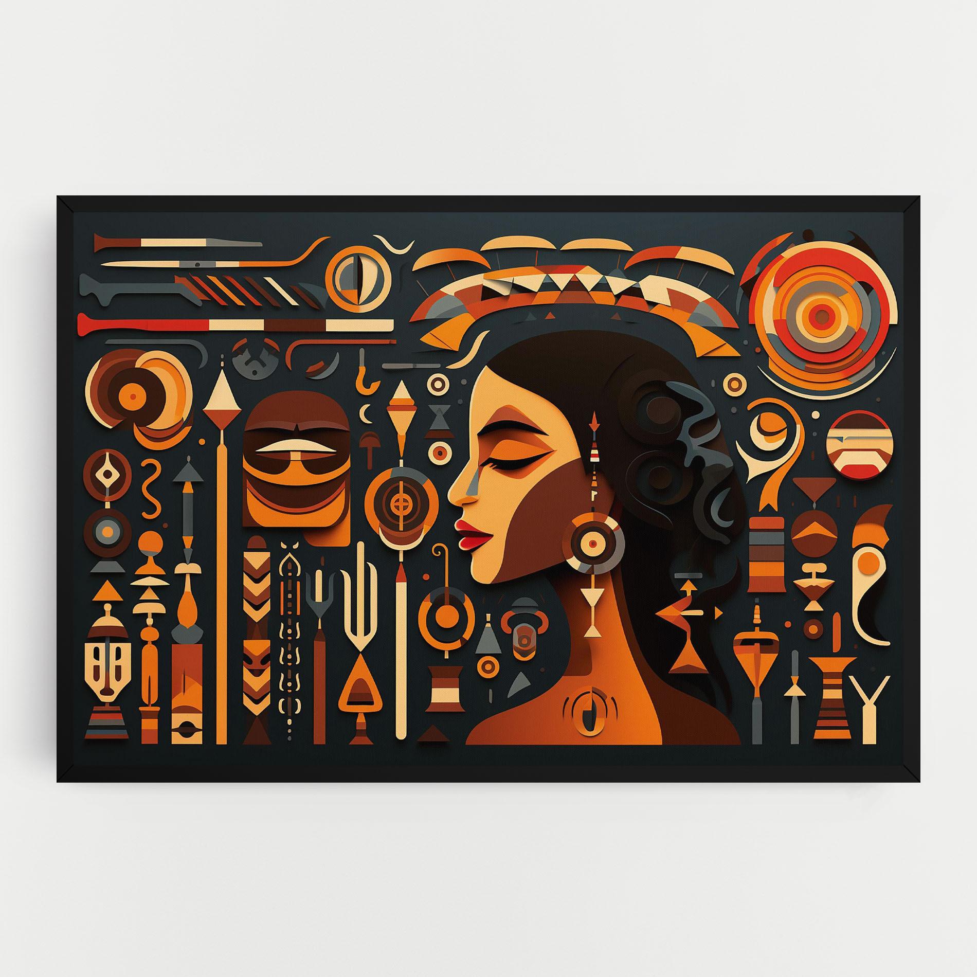 Tablou Canvas Old Cultural Elements mockup 0