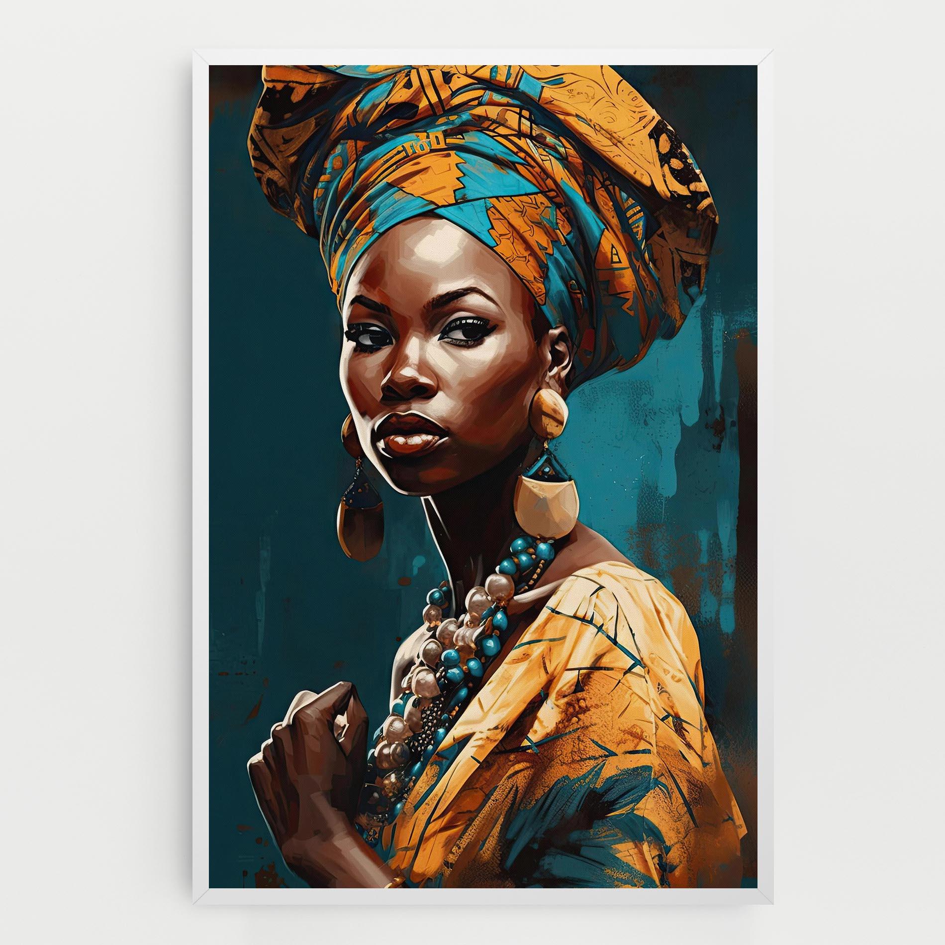 Tablou Canvas Azure Chic Woman mockup 0