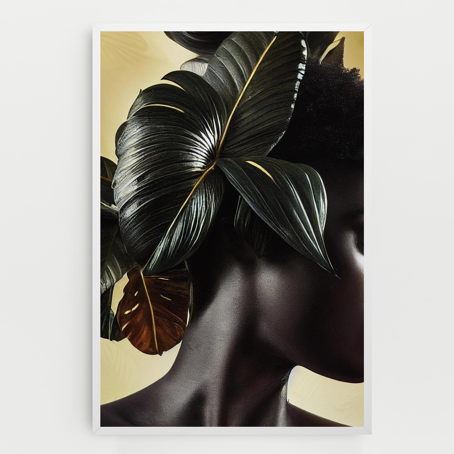 Tablou Canvas Leaf Woman mockup 0