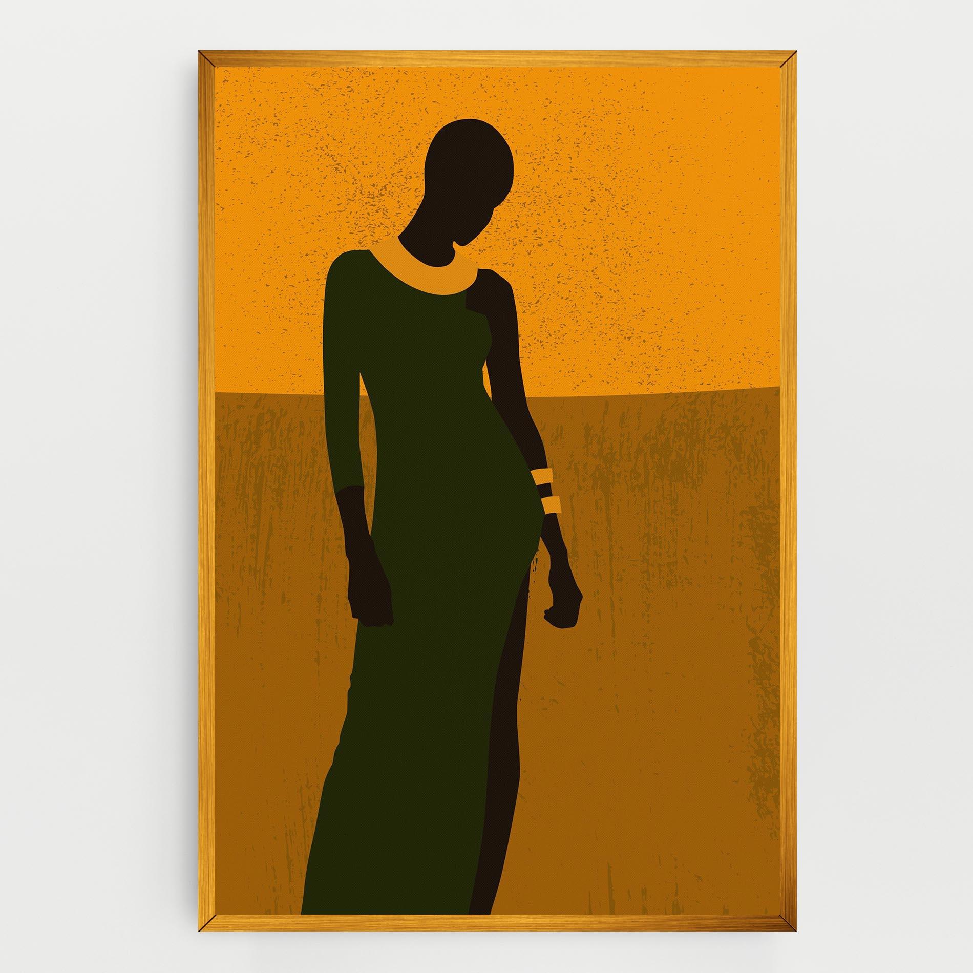 Tablou Canvas African Dress mockup 0