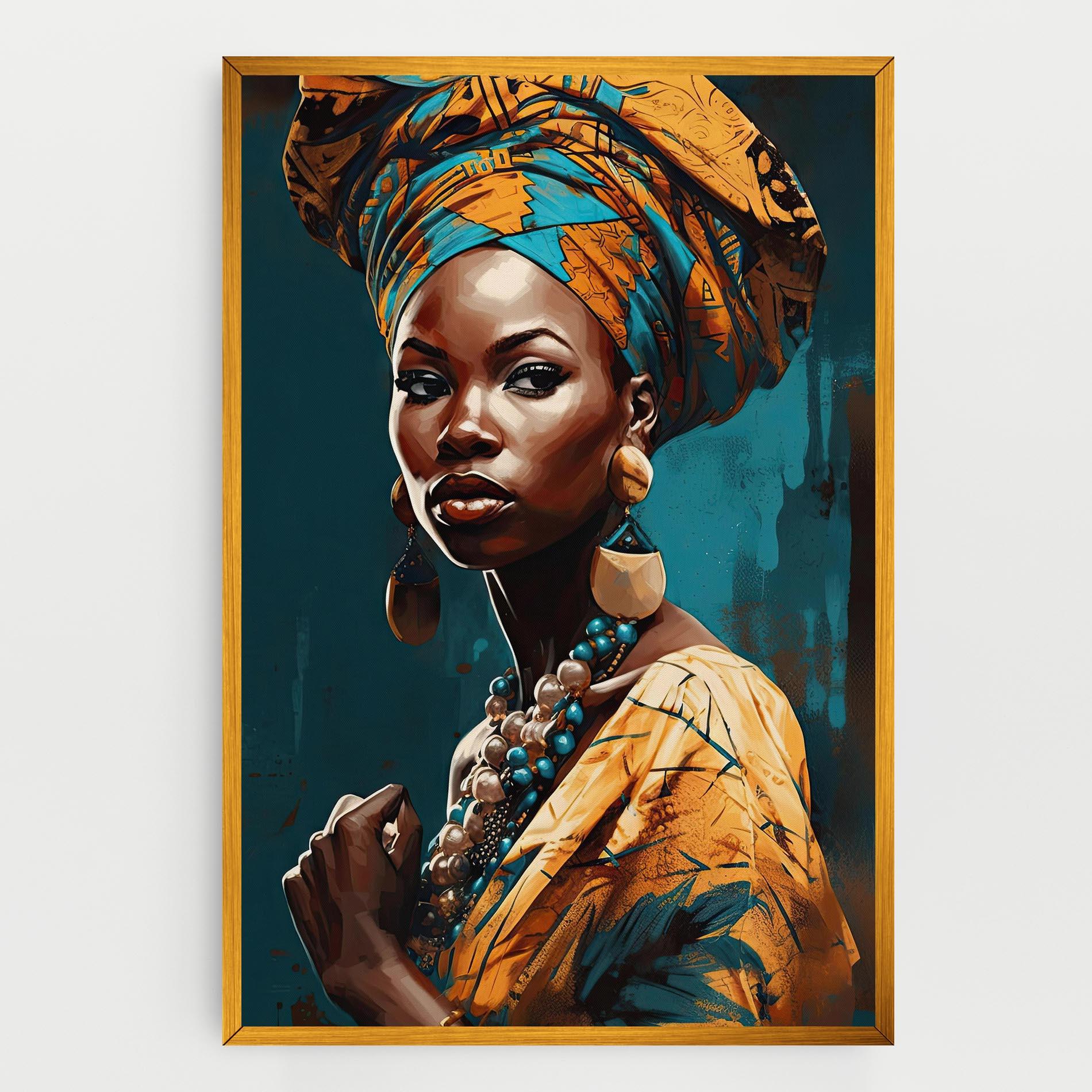 Tablou Canvas Azure Chic Woman mockup 0