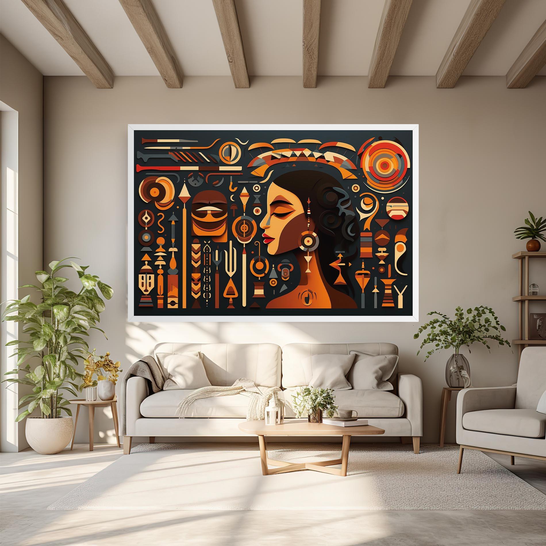 Tablou Canvas Old Cultural Elements mockup 6