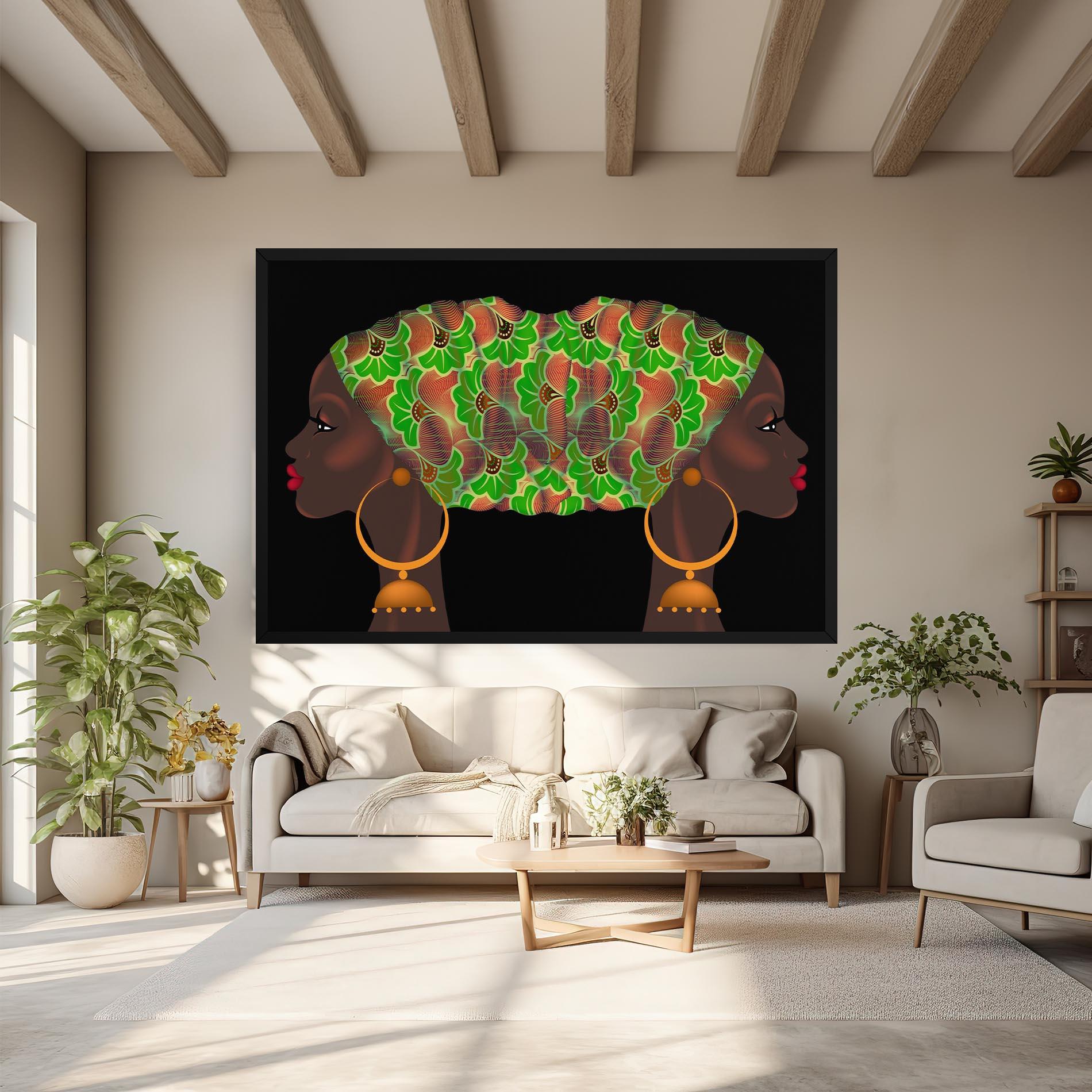 Tablou Canvas Ankara Headwrap mockup 6