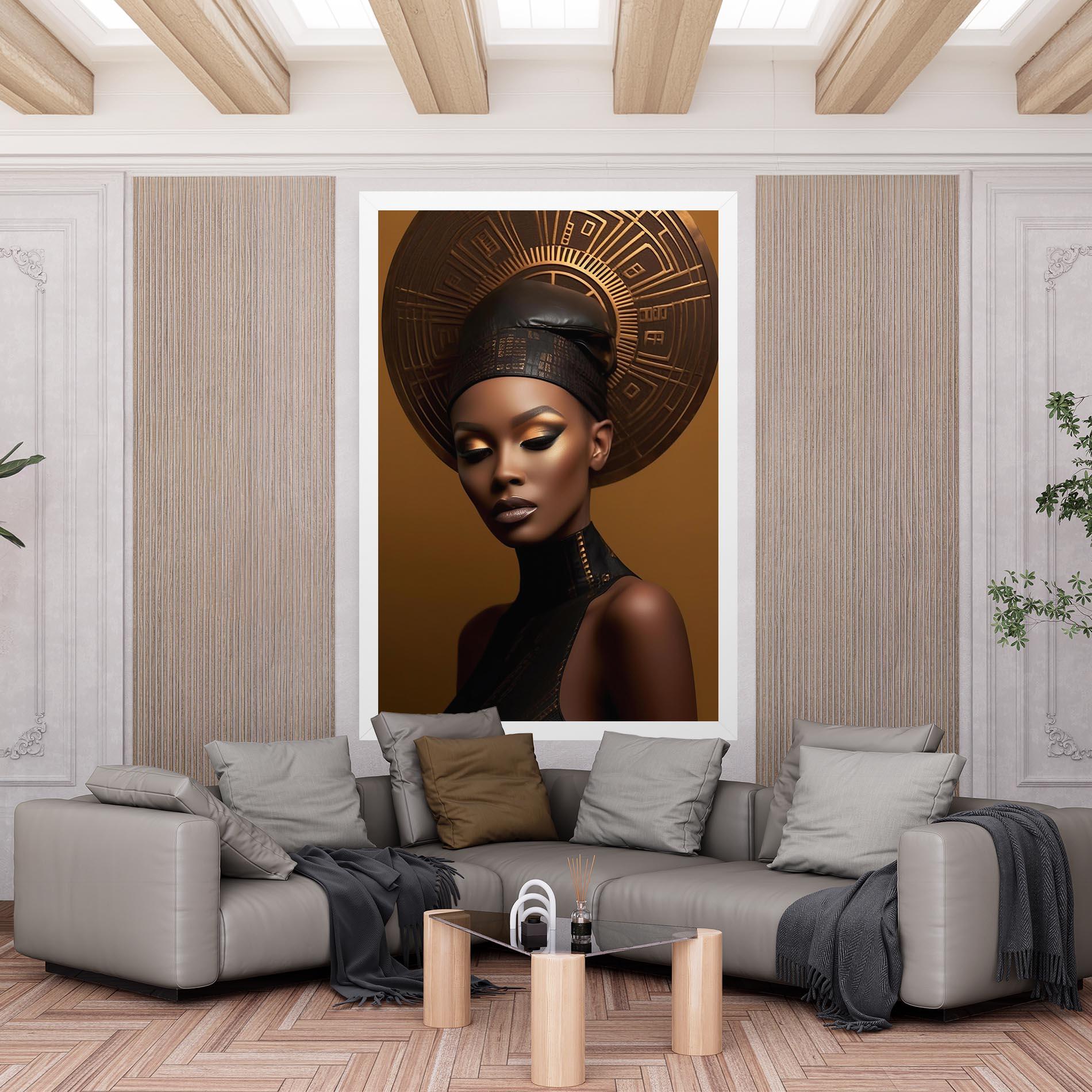 Tablou Canvas African Abstract Art mockup 6