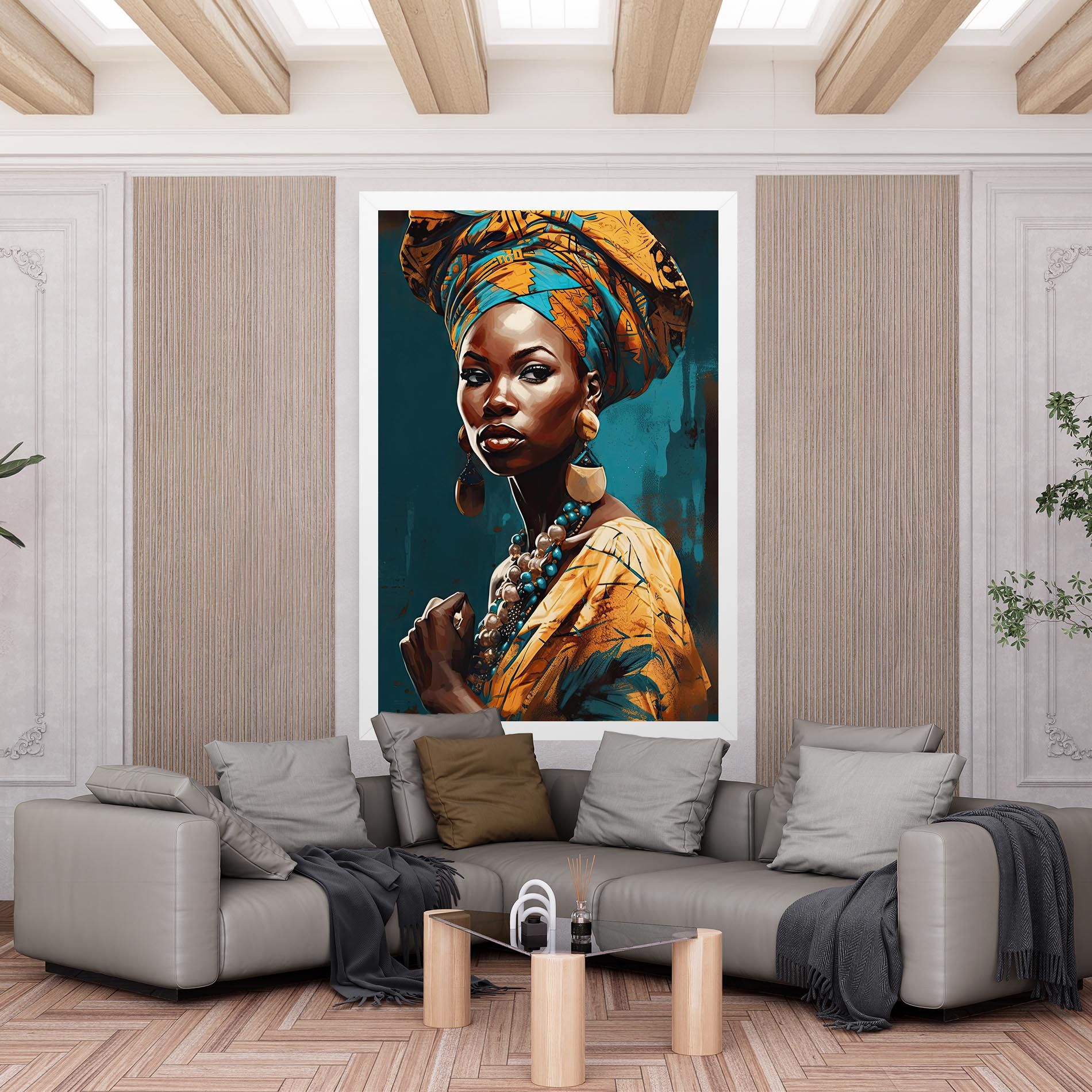 Azure Chic Woman mockup 6