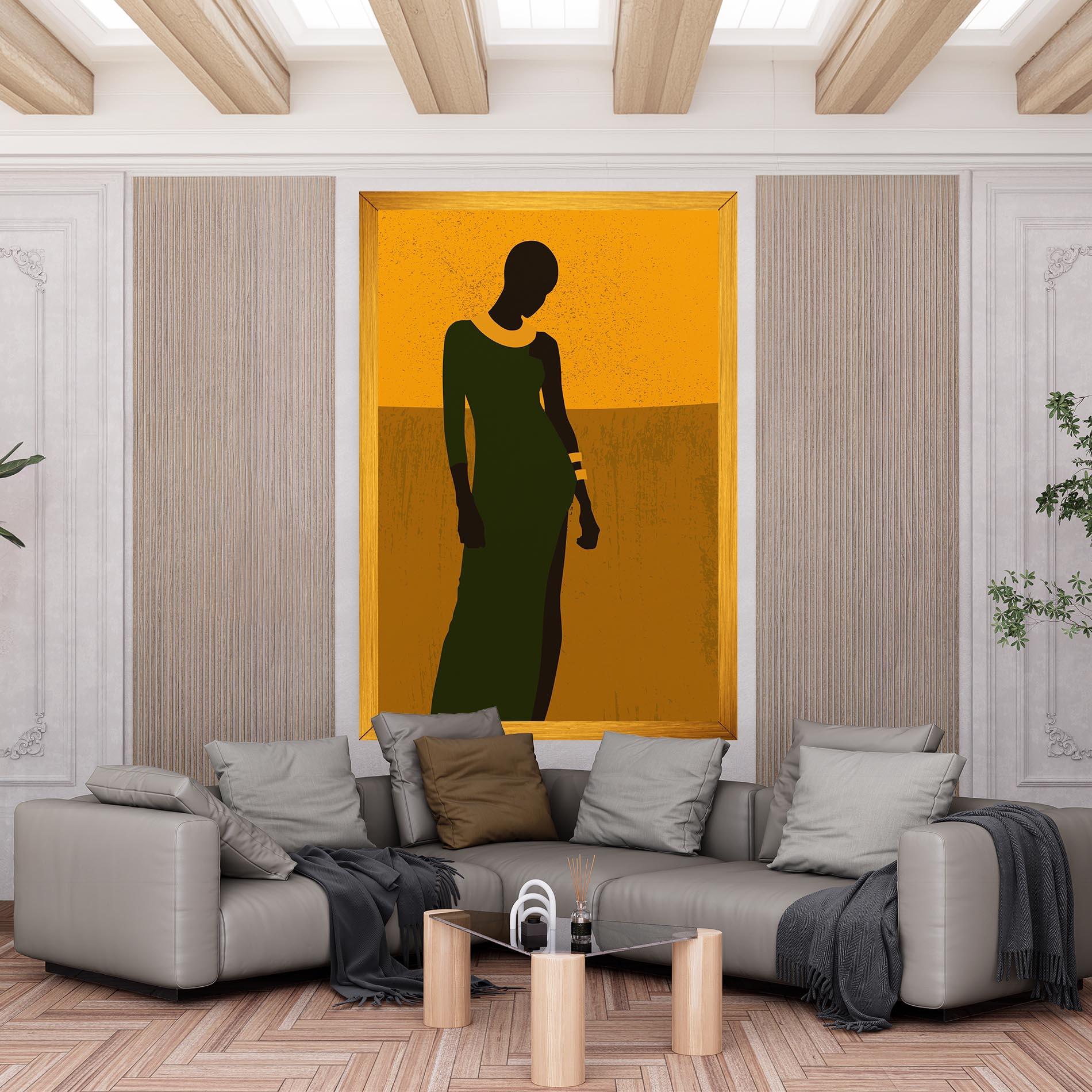 Tablou Canvas African Dress mockup 6