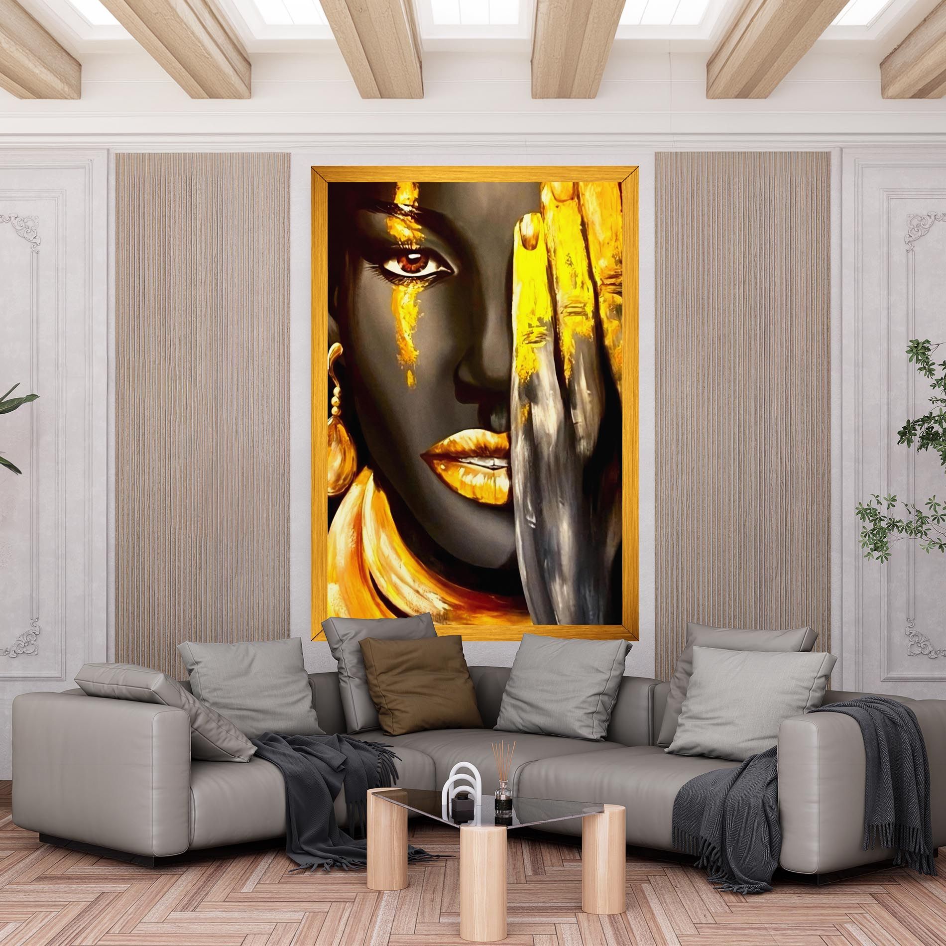 Golden African Women mockup 6