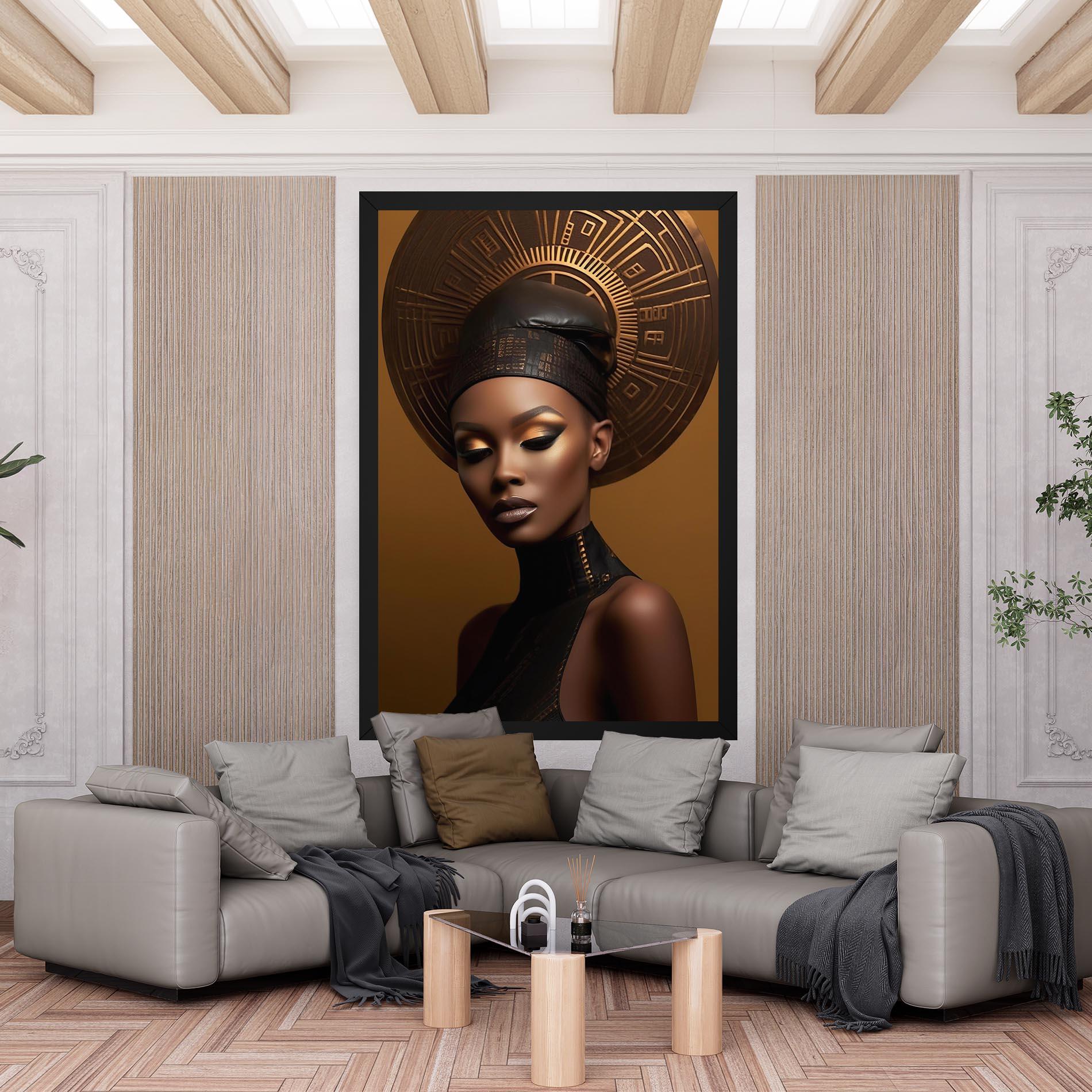 Tablou Canvas African Abstract Art mockup 6