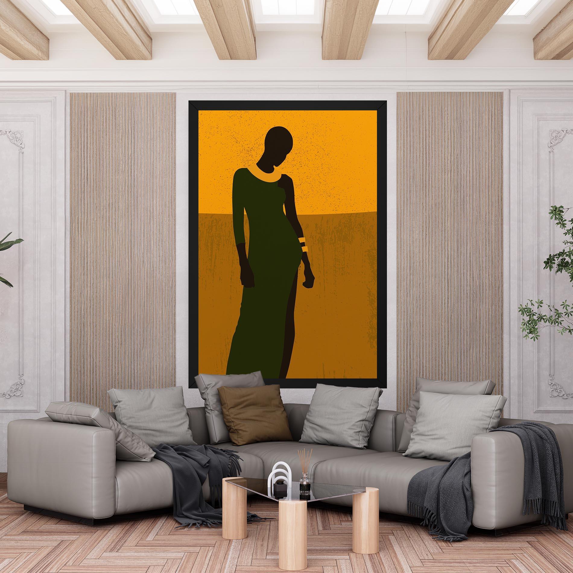 Tablou Canvas African Dress mockup 6