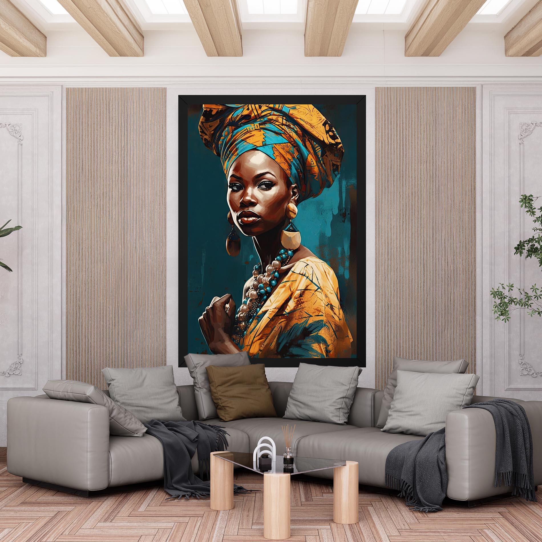 Tablou Canvas Azure Chic Woman mockup 6