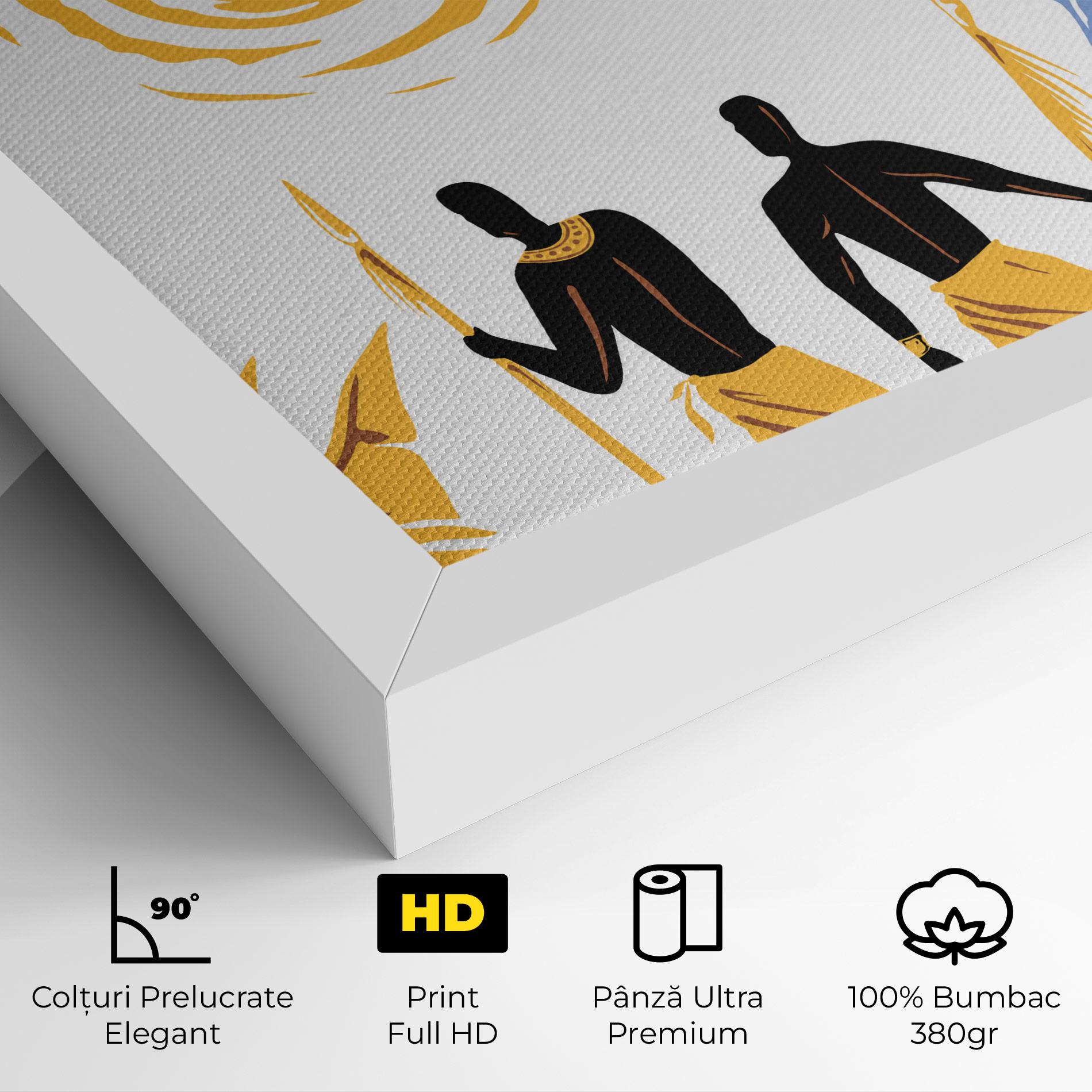 Tablou Canvas African Drawing mockup 4