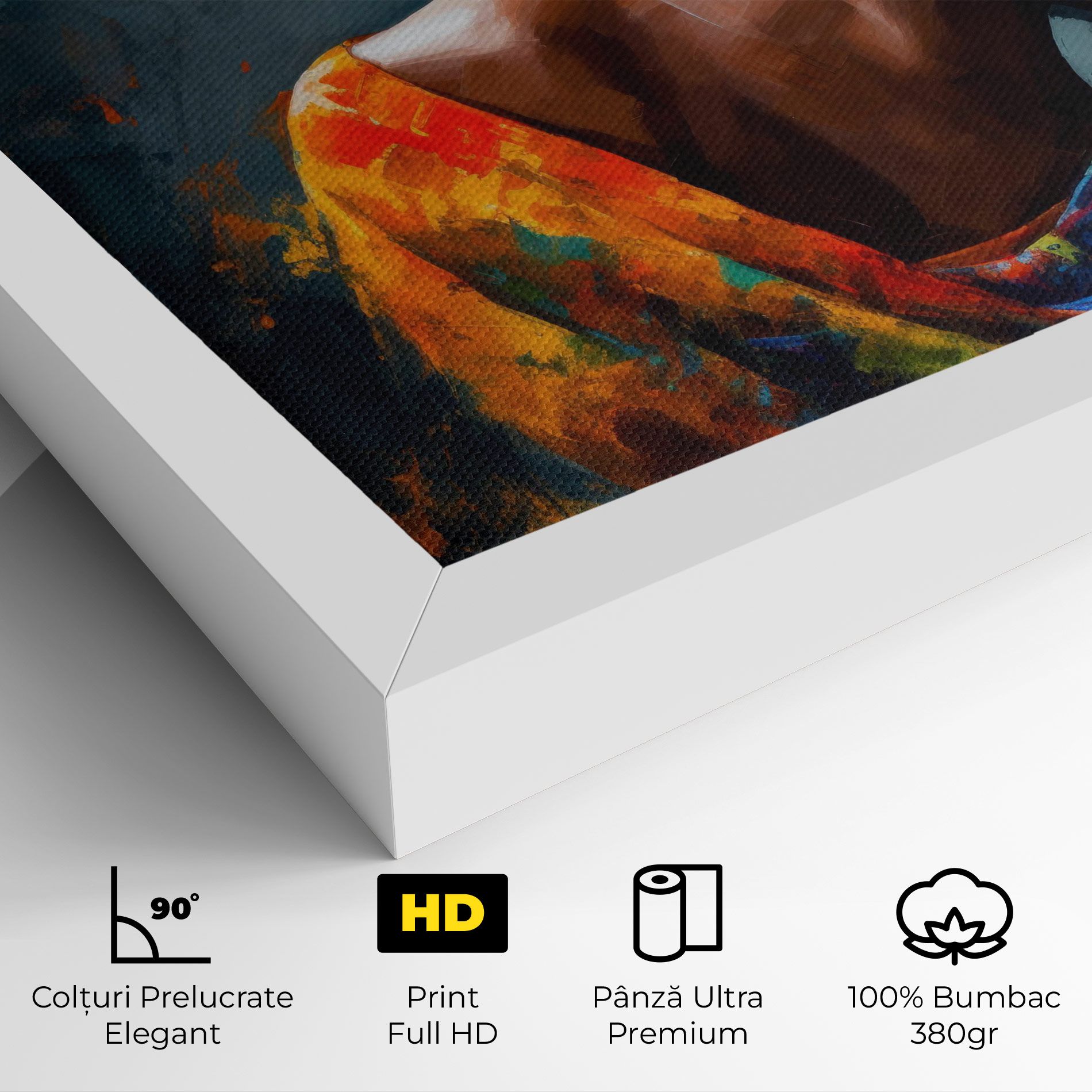 Colorful Turban Woman mockup 4