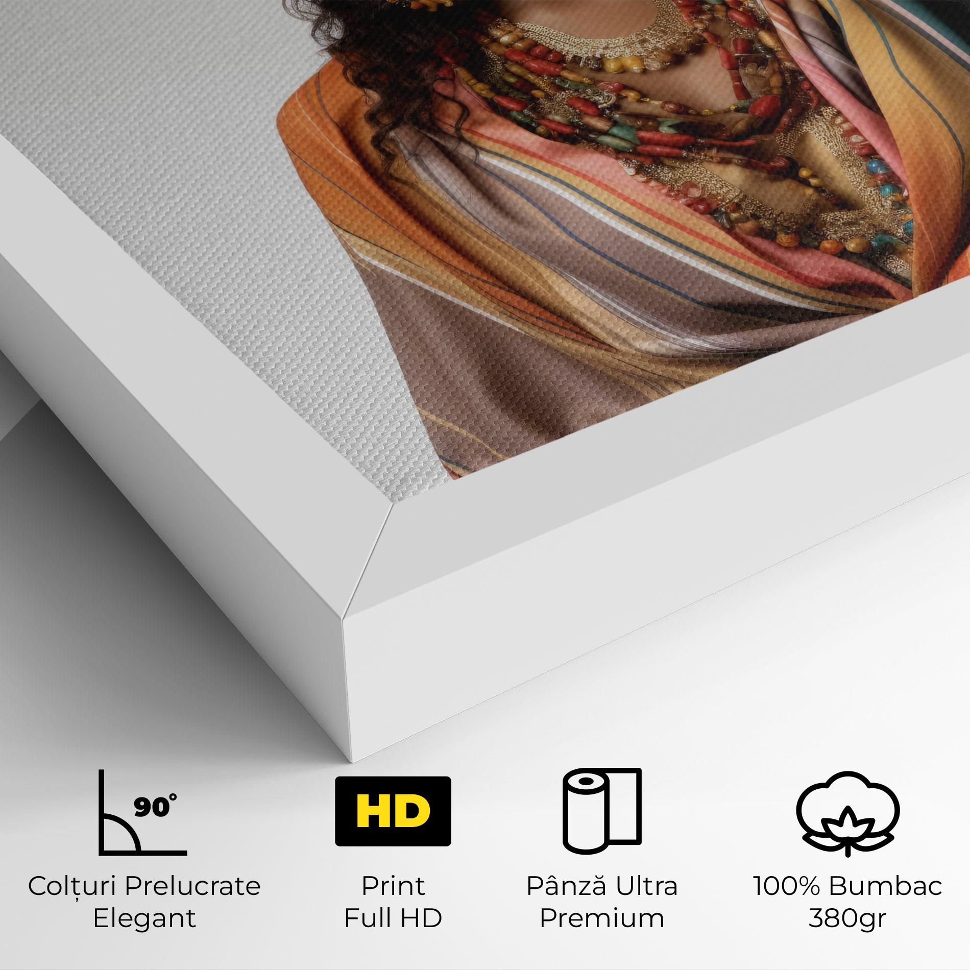 Tablou Canvas East African Woman mockup 4