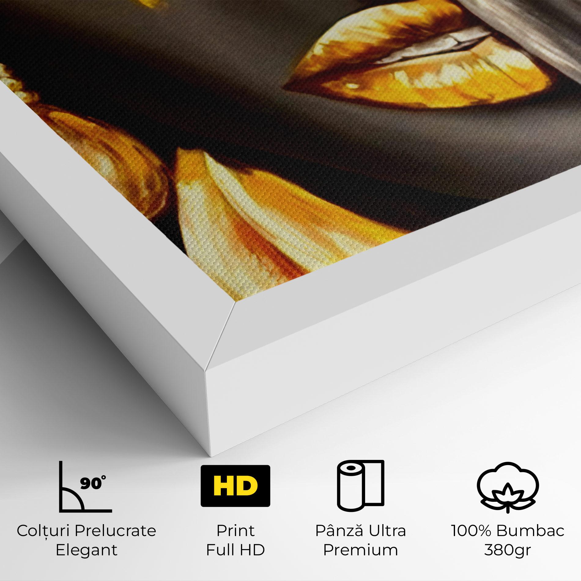 Tablou Canvas Golden African Women mockup 4