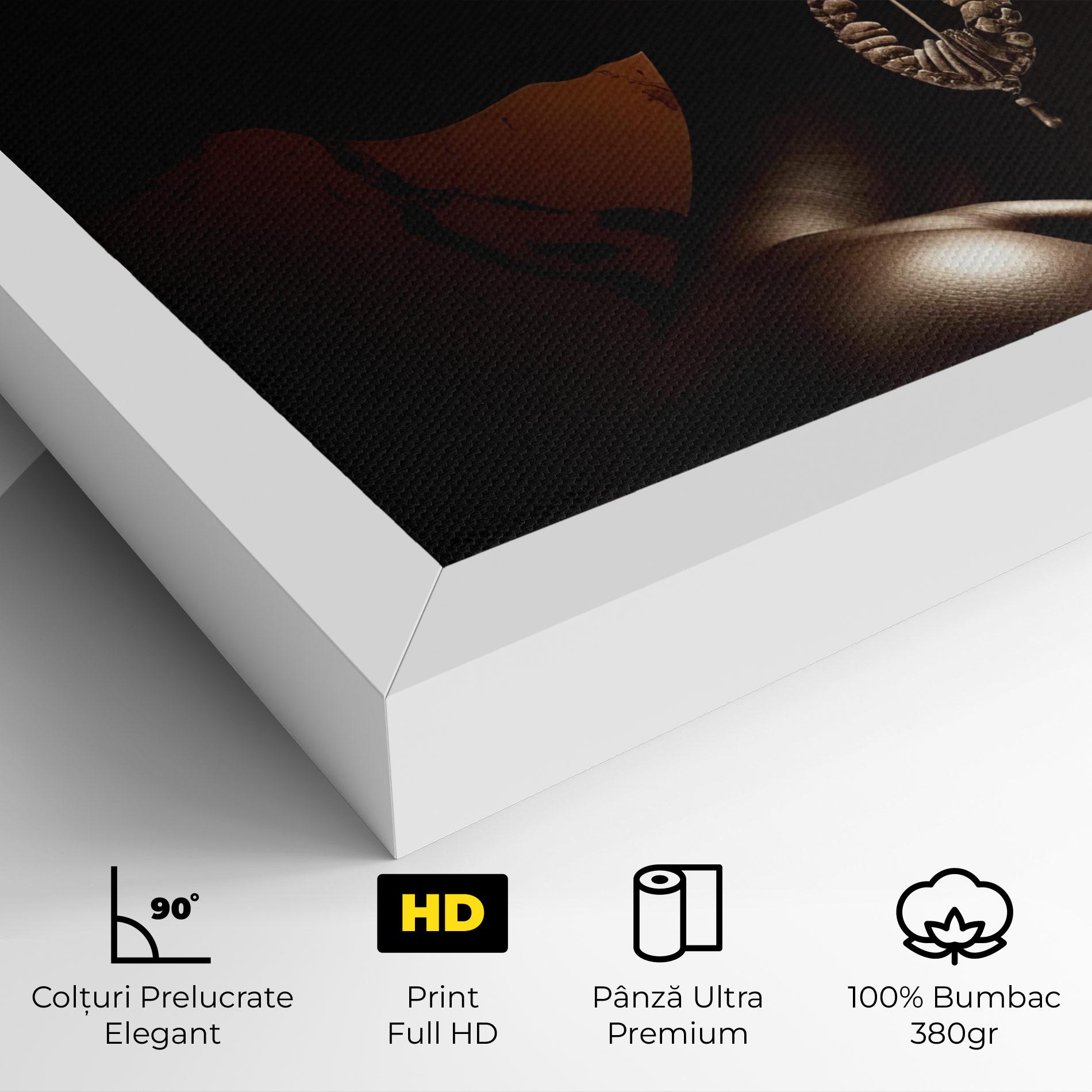 Tablou Canvas Interesting African Earrings mockup 4