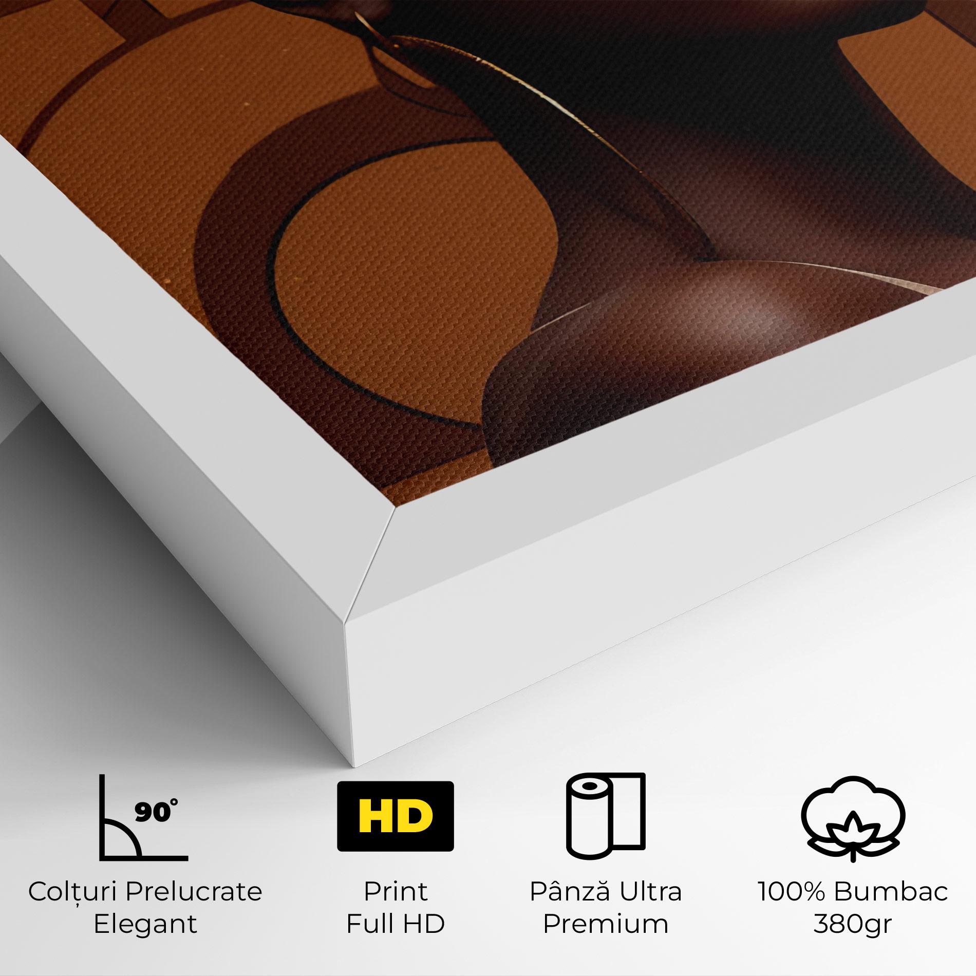 Tablou Canvas Interesting African Makeup mockup 4