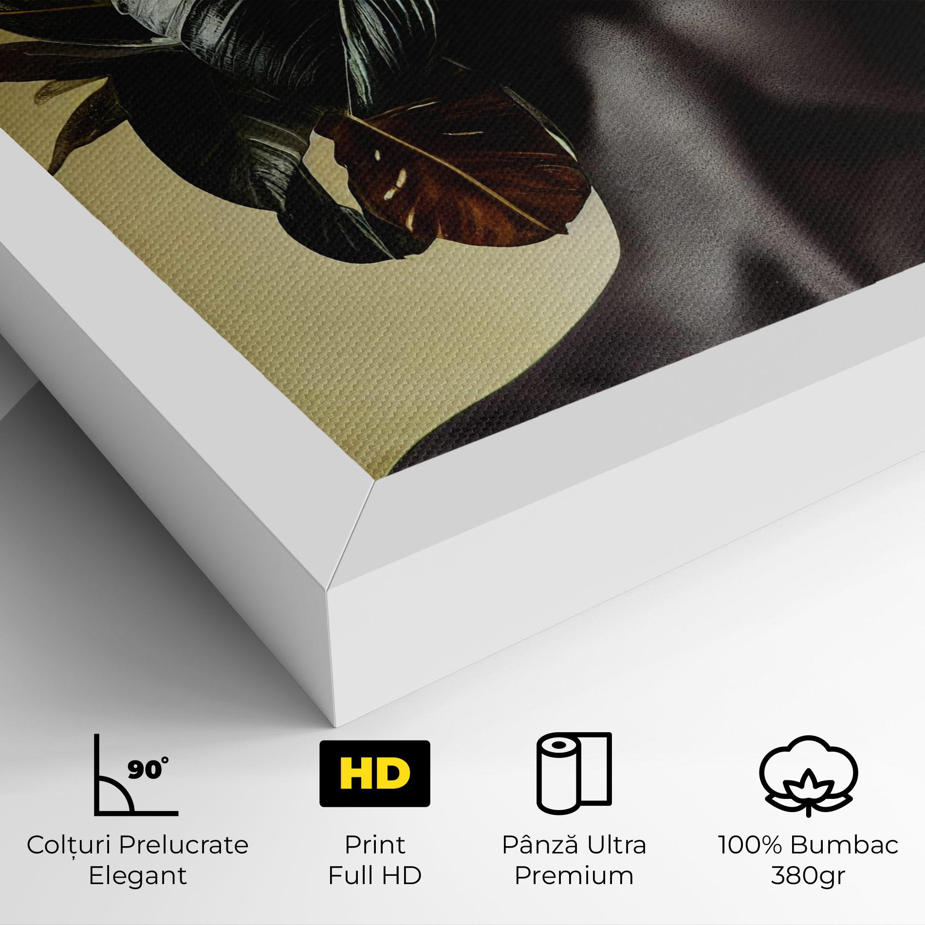 Tablou Canvas Leaf Woman mockup 4