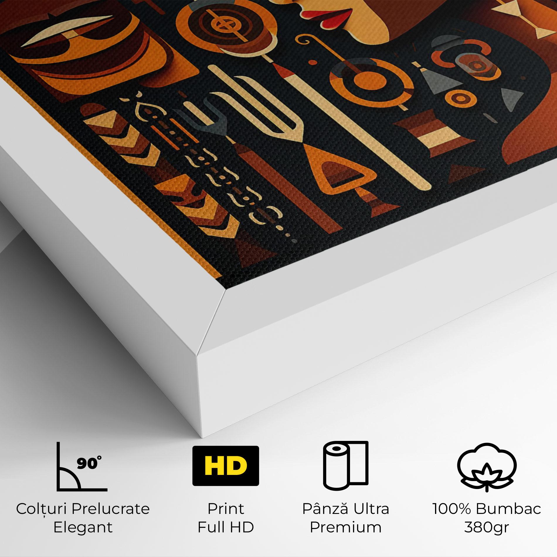 Tablou Canvas Old Cultural Elements mockup 4