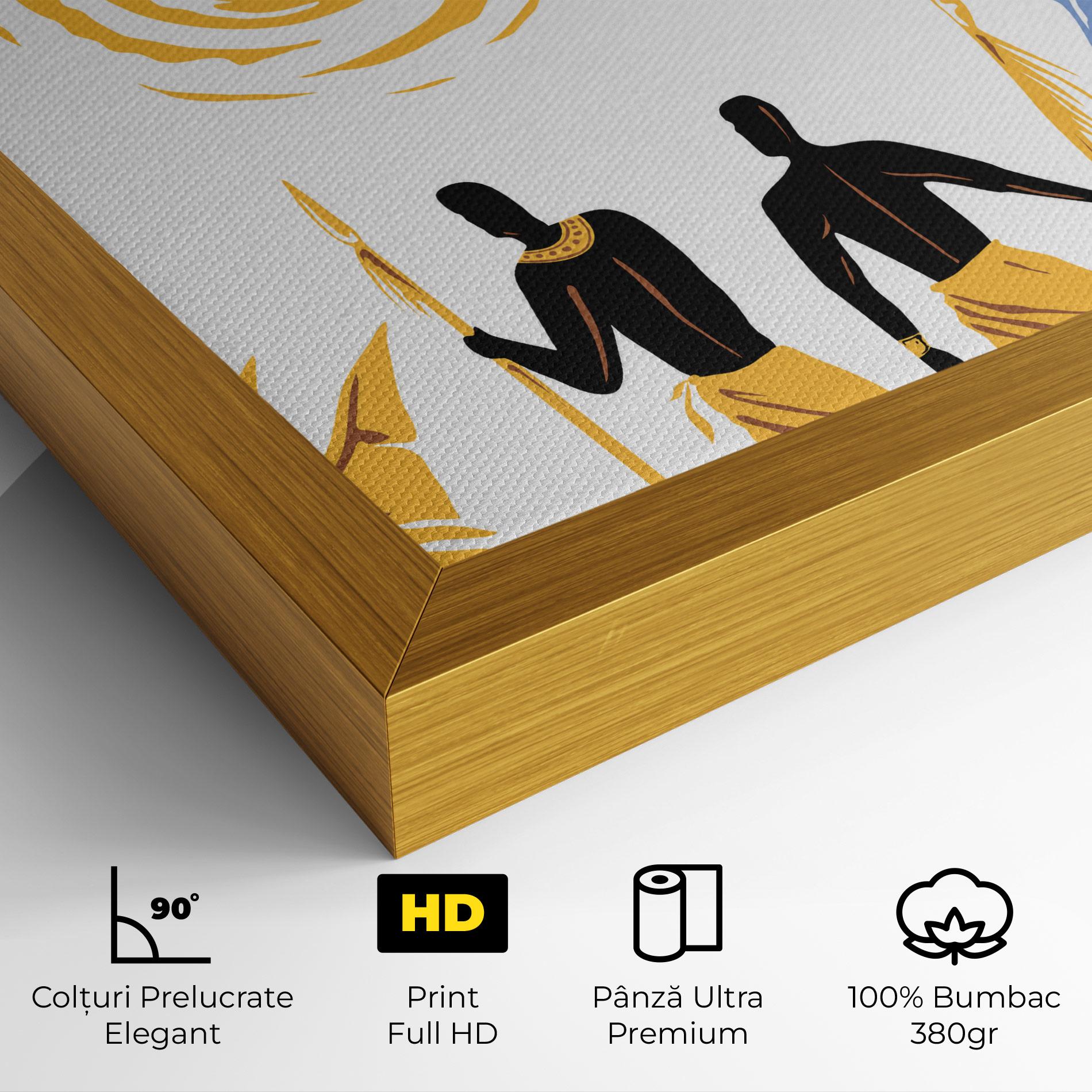 Tablou Canvas African Drawing mockup 4