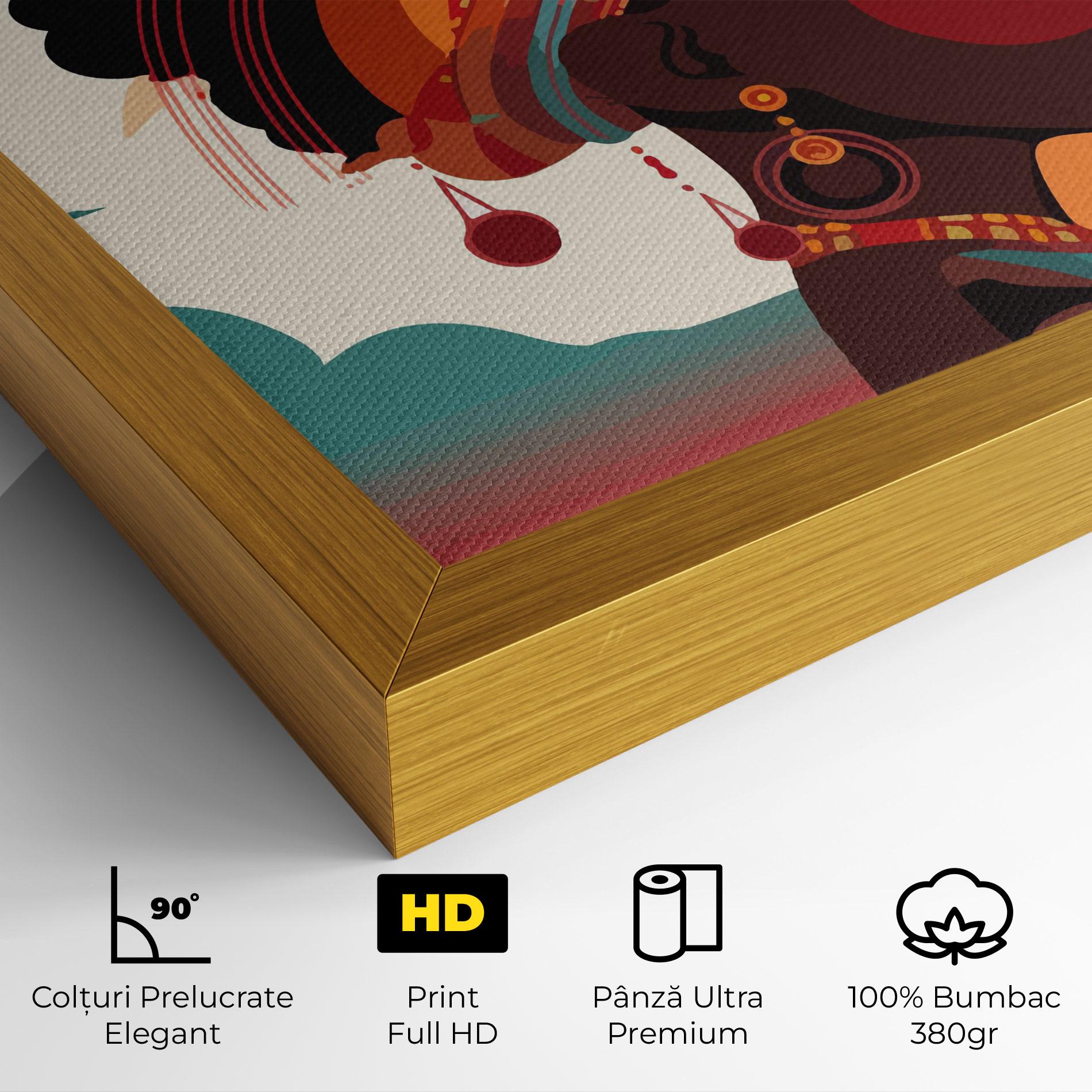 Tablou Canvas African Lady Art mockup 4