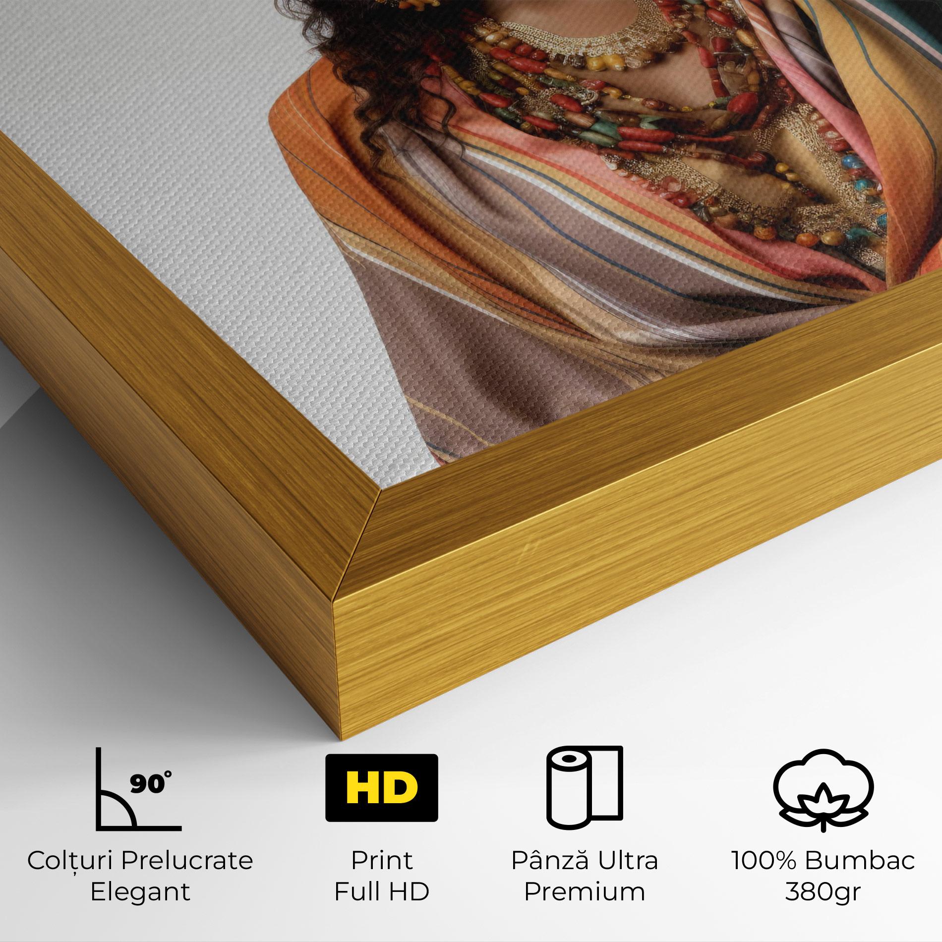 Tablou Canvas East African Woman mockup 4