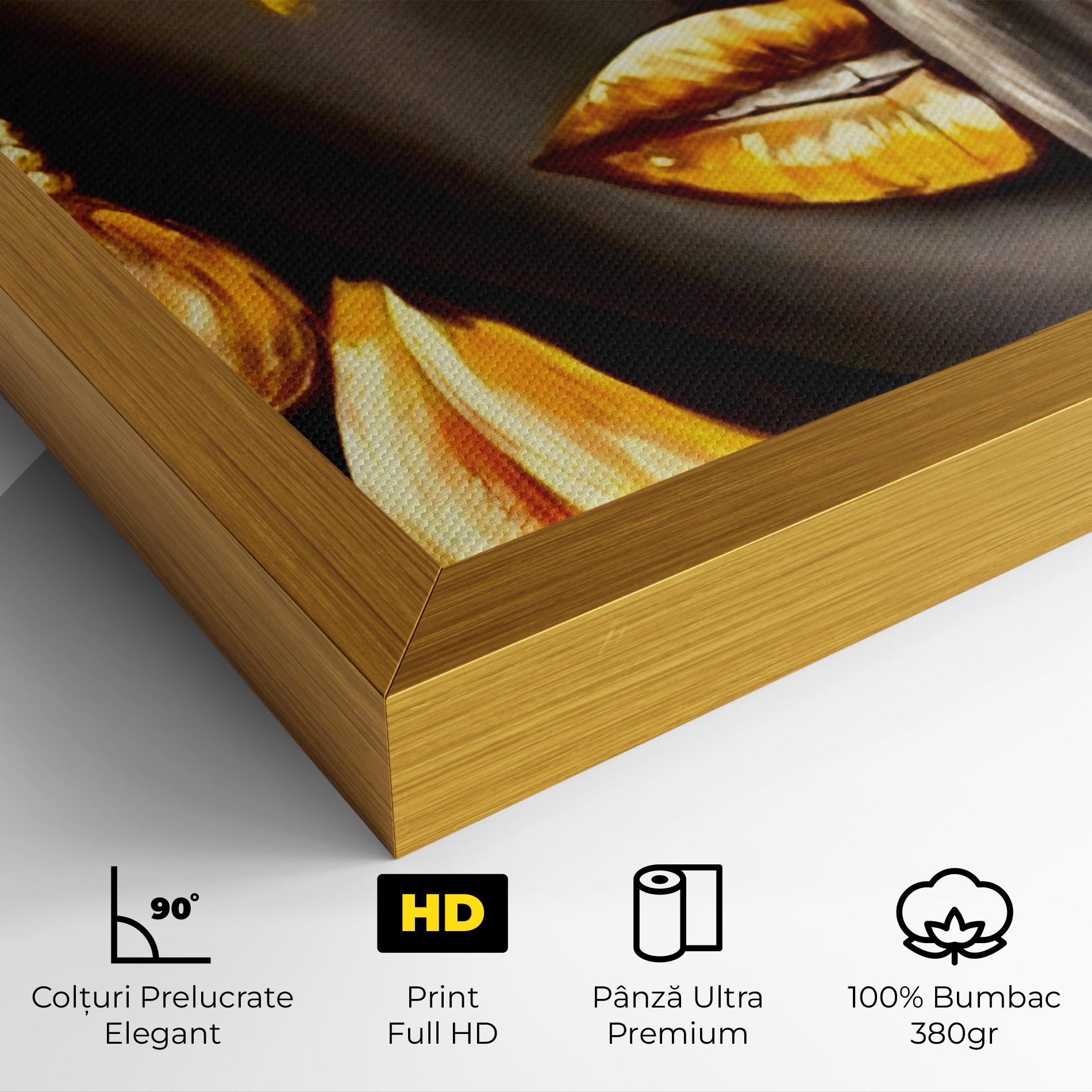 Tablou Canvas Golden African Women mockup 4