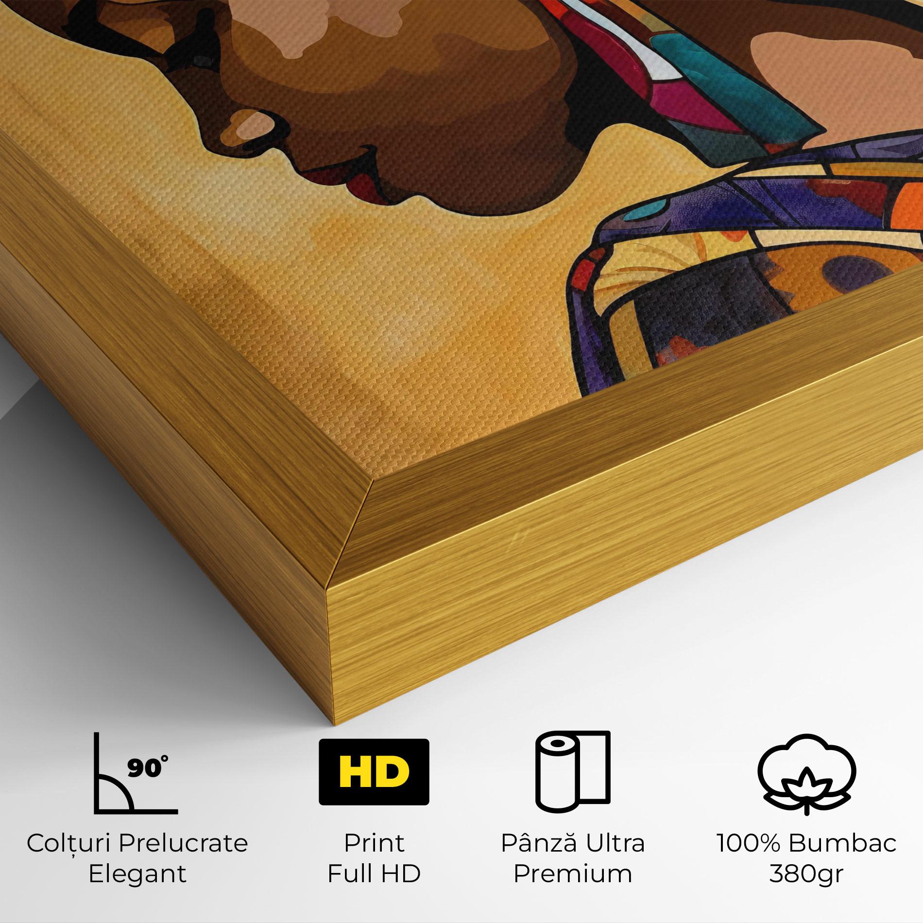 Tablou Canvas Headscarf Pretty Woman mockup 4