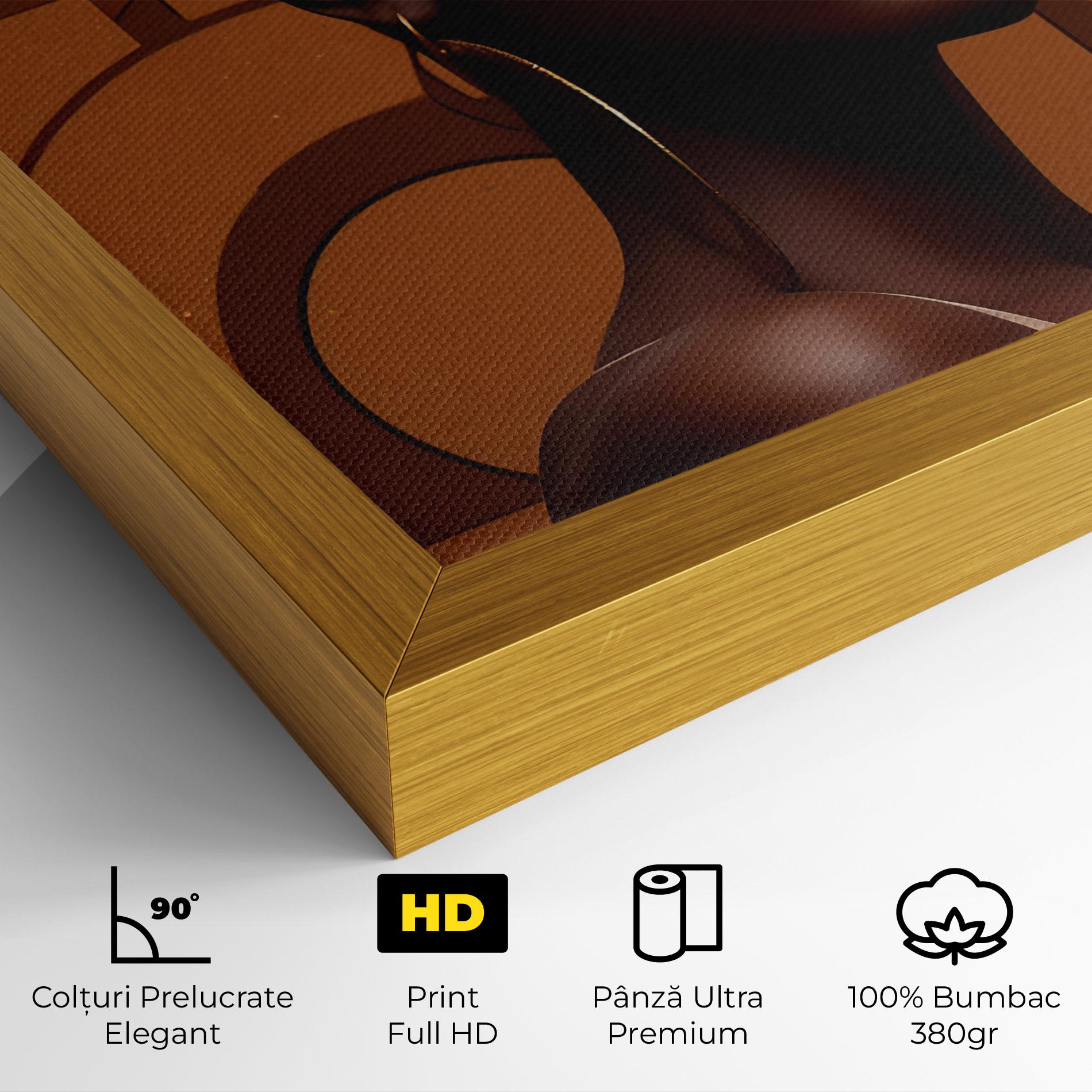 Tablou Canvas Interesting African Makeup mockup 4