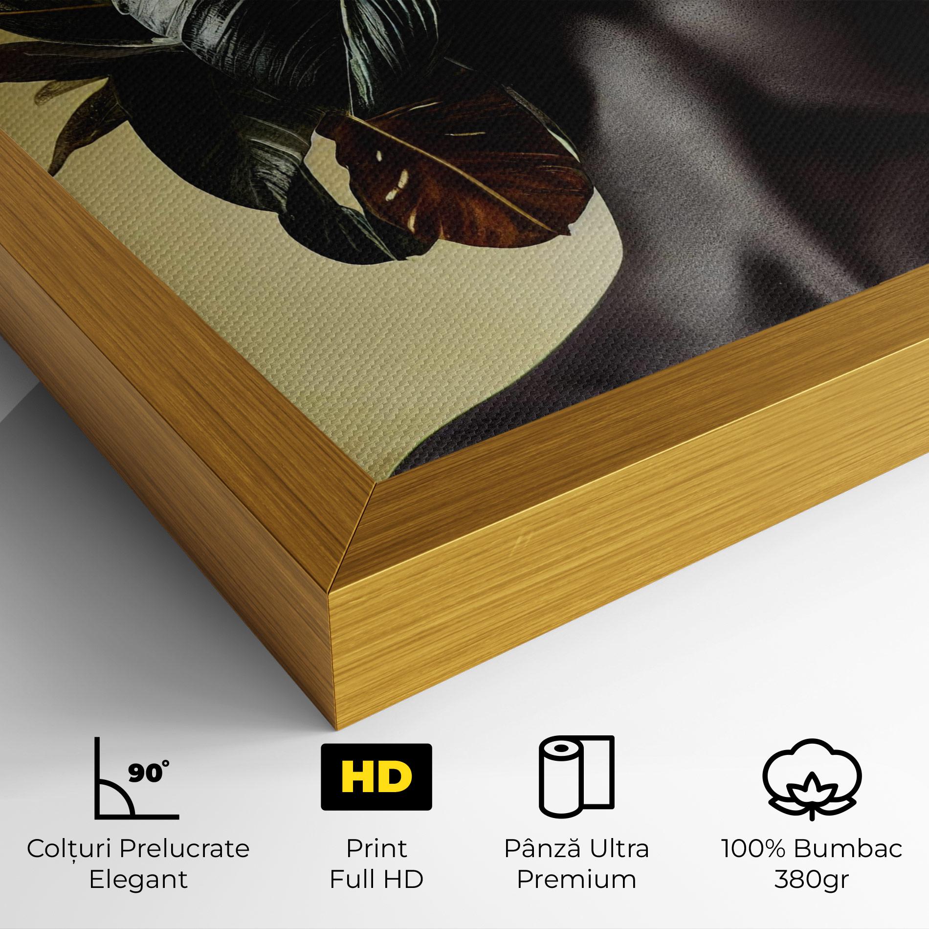 Tablou Canvas Leaf Woman mockup 4