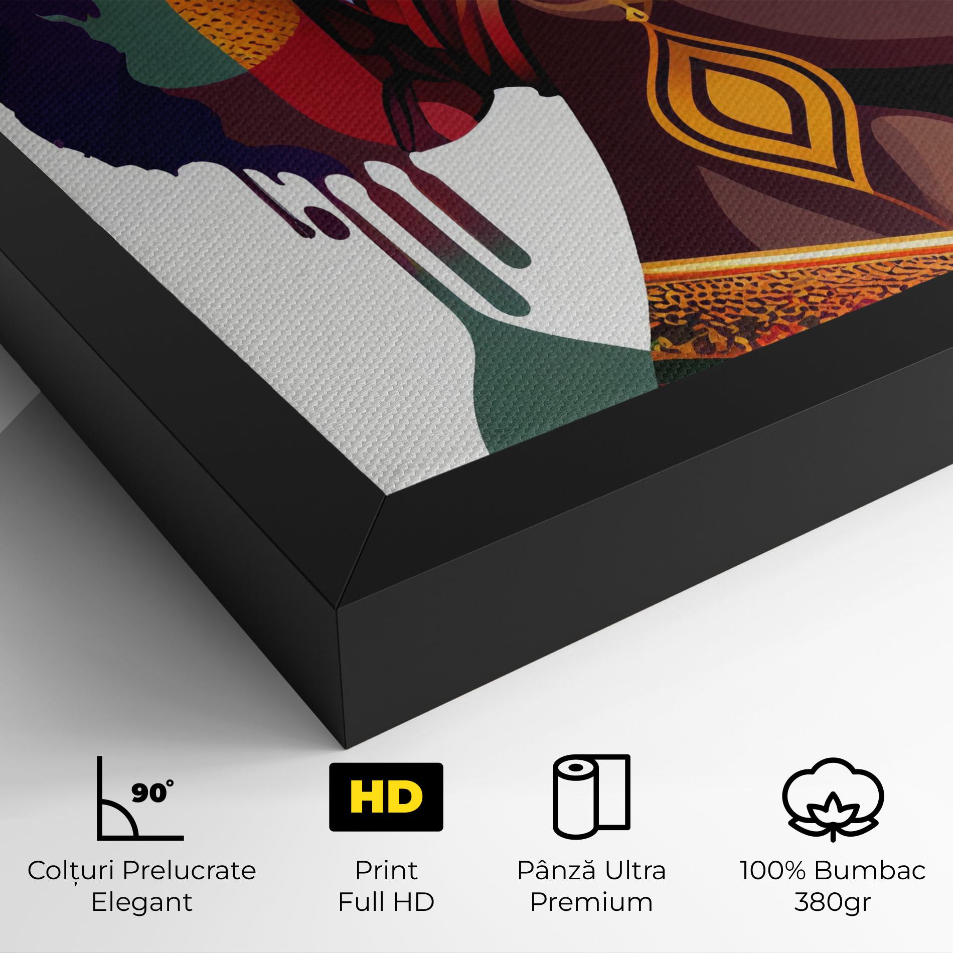 Tablou Canvas Colorful African mockup 4
