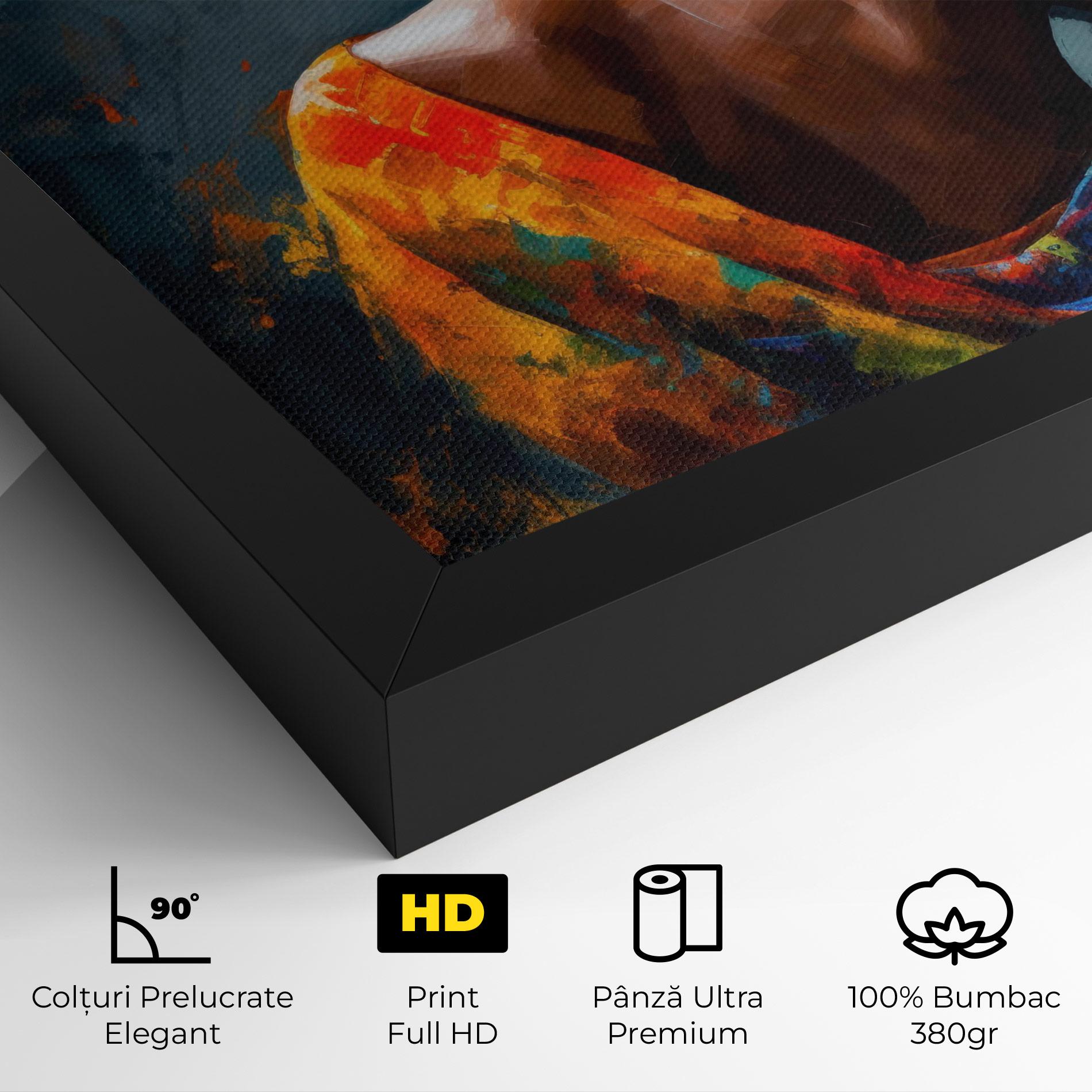 Tablou Canvas Colorful Turban Woman mockup 4