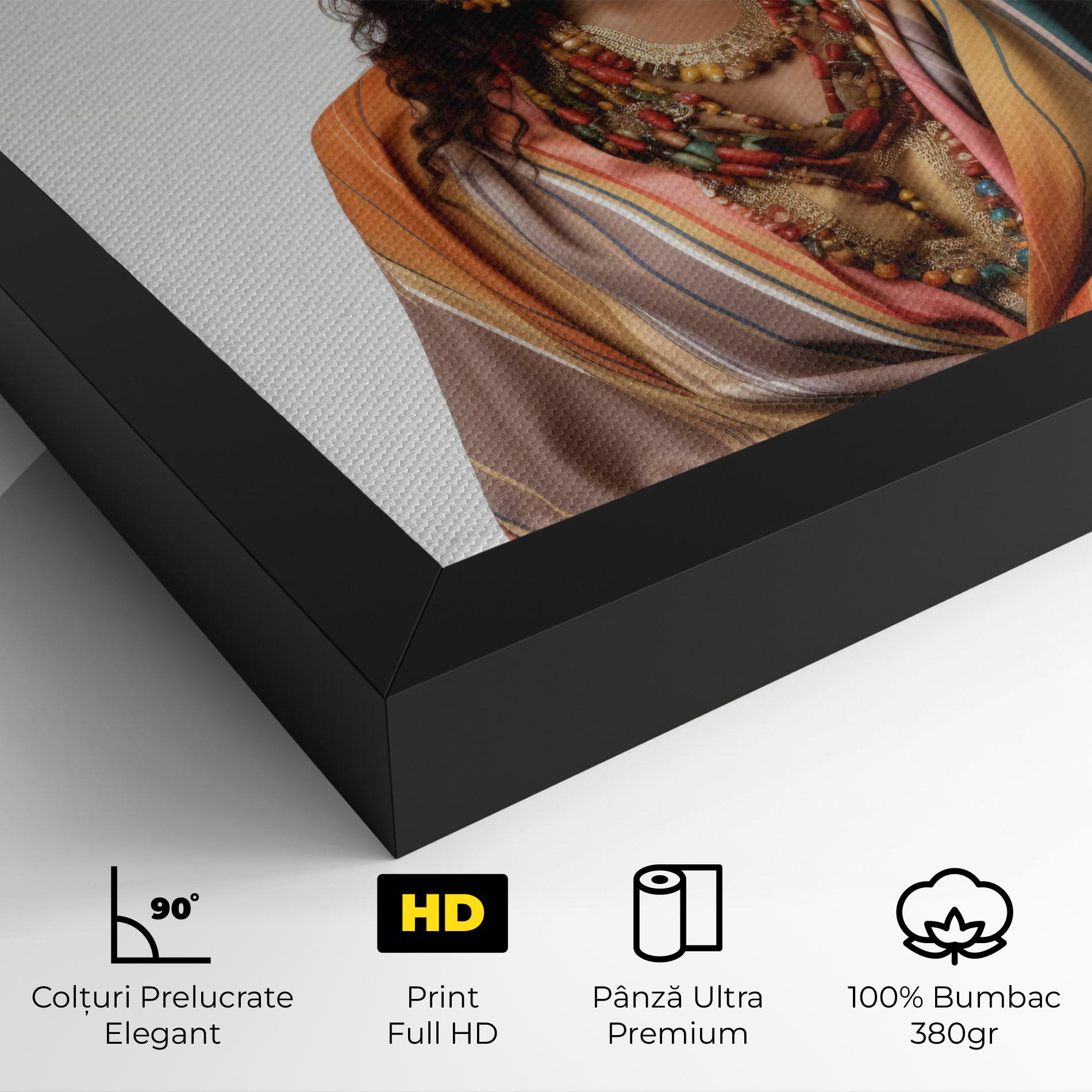 Tablou Canvas East African Woman mockup 4