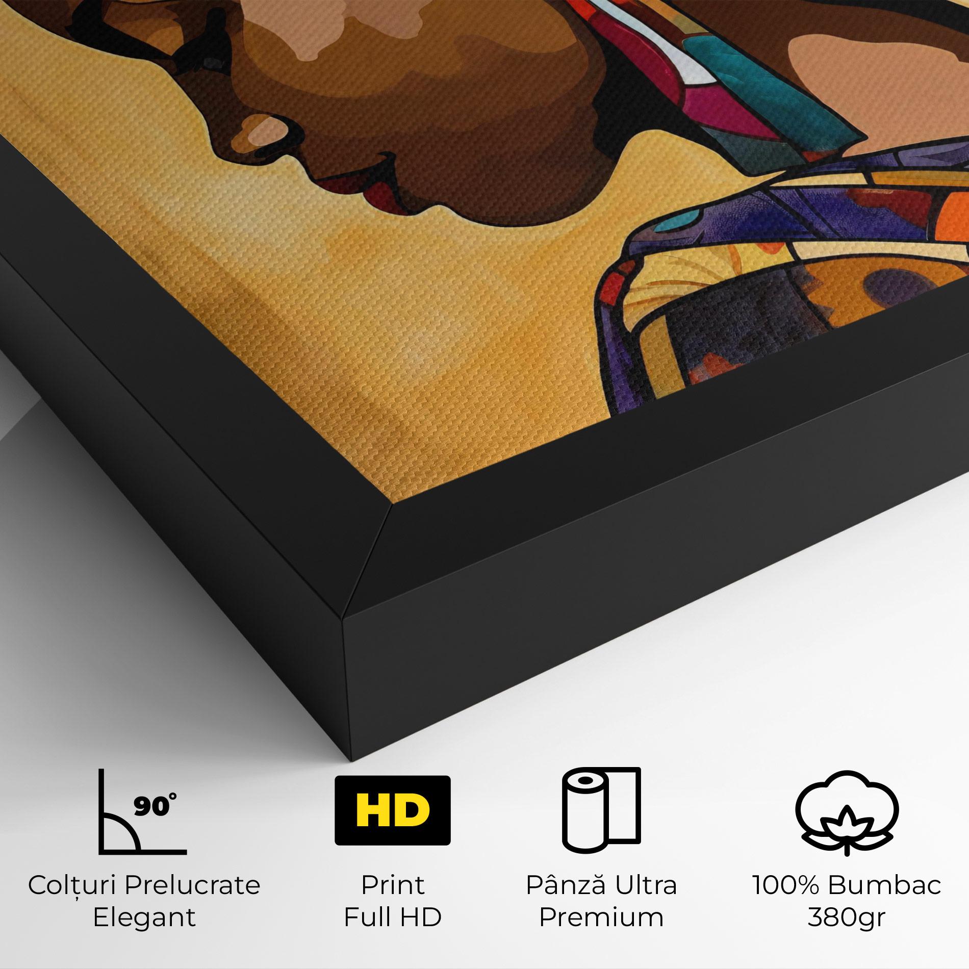 Tablou Canvas Headscarf Pretty Woman mockup 4