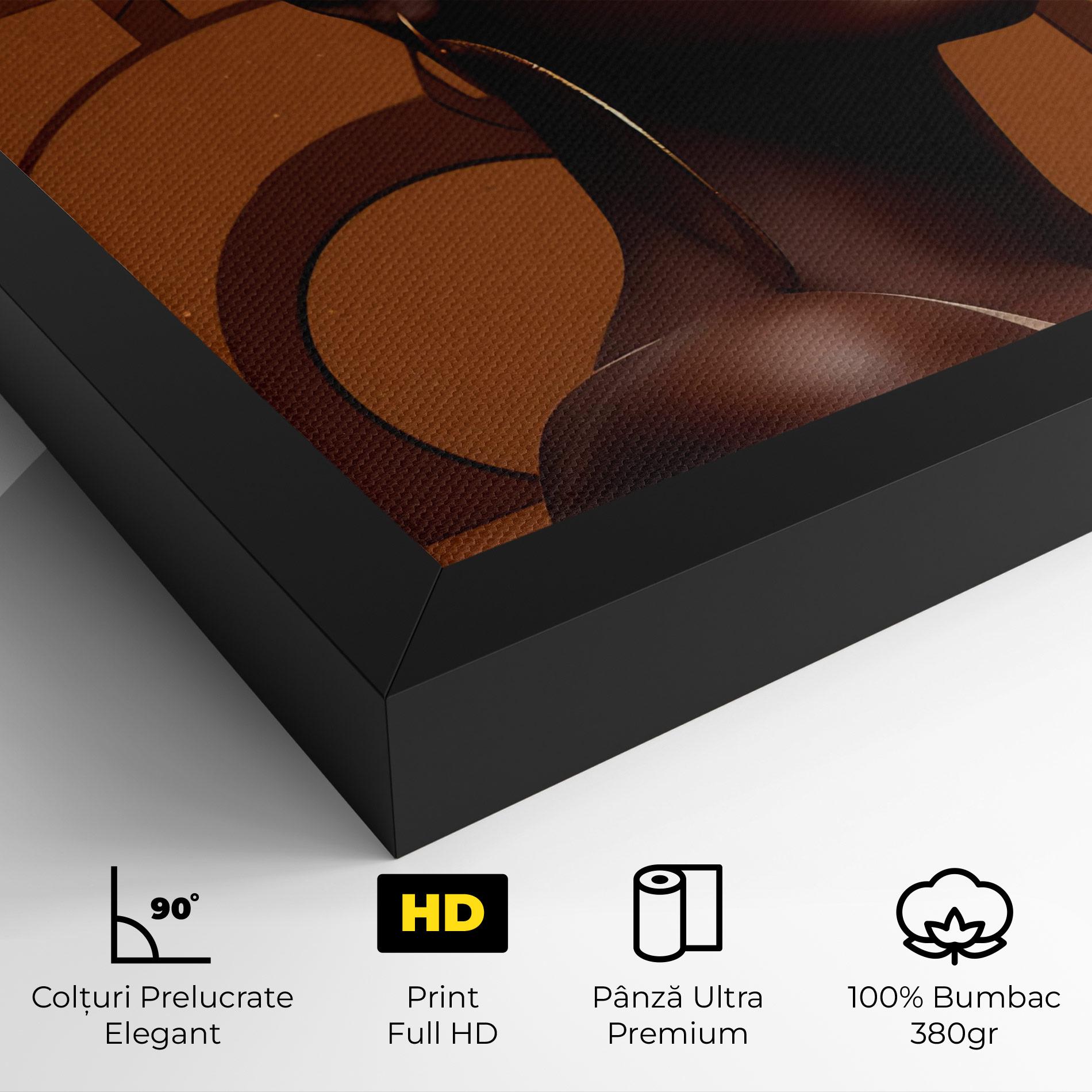 Tablou Canvas Interesting African Makeup mockup 4