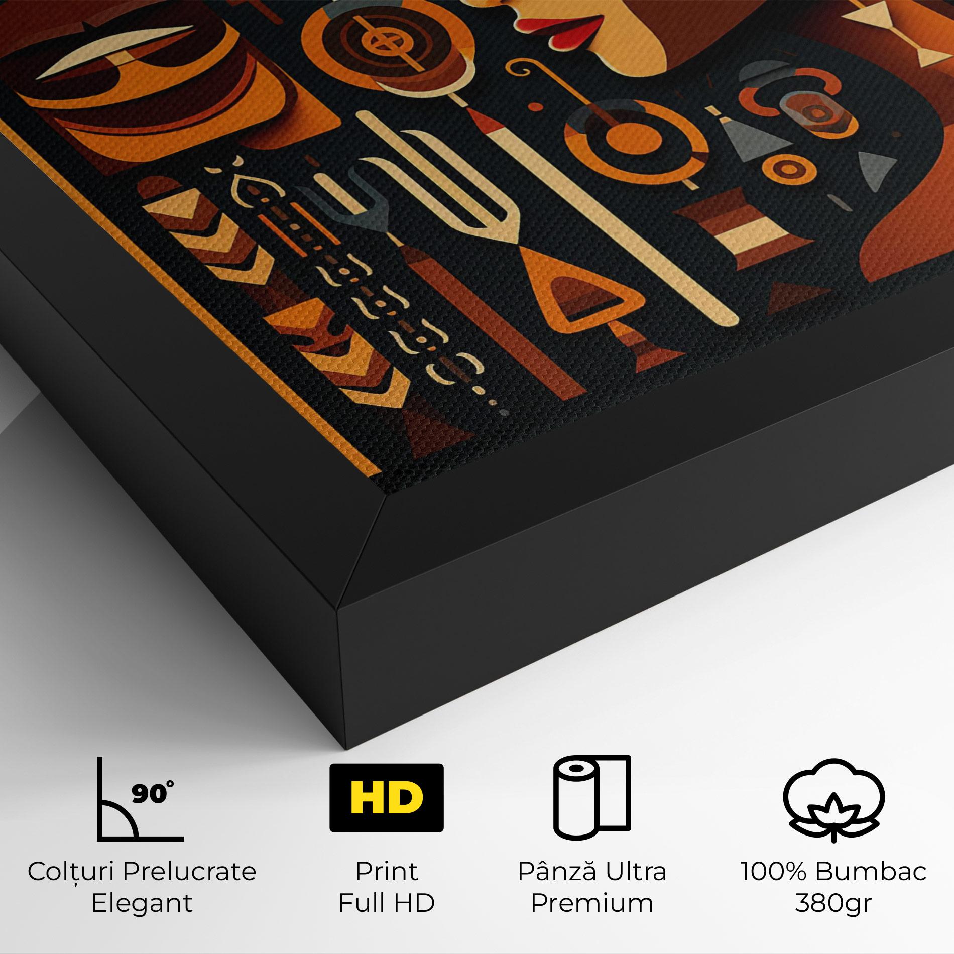 Tablou Canvas Old Cultural Elements mockup 4