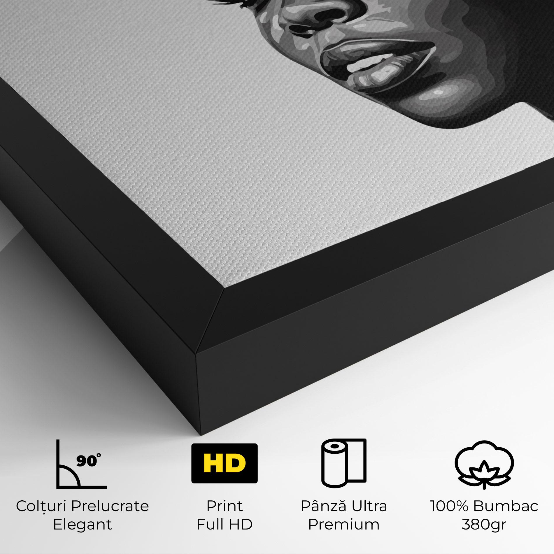 Tablou Canvas Pretty African Woman mockup 4