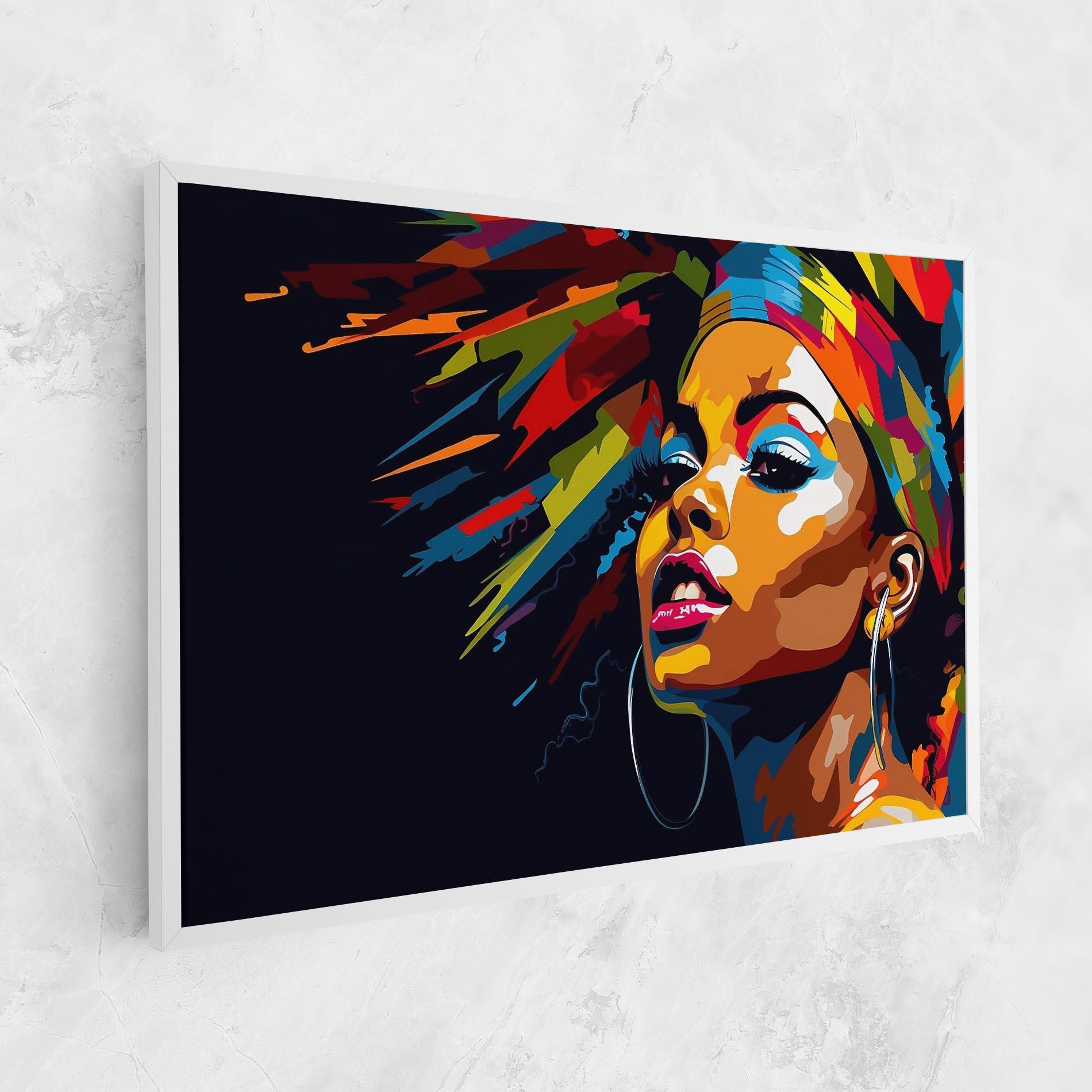 Tablou Canvas African Woman Portrait mockup 1