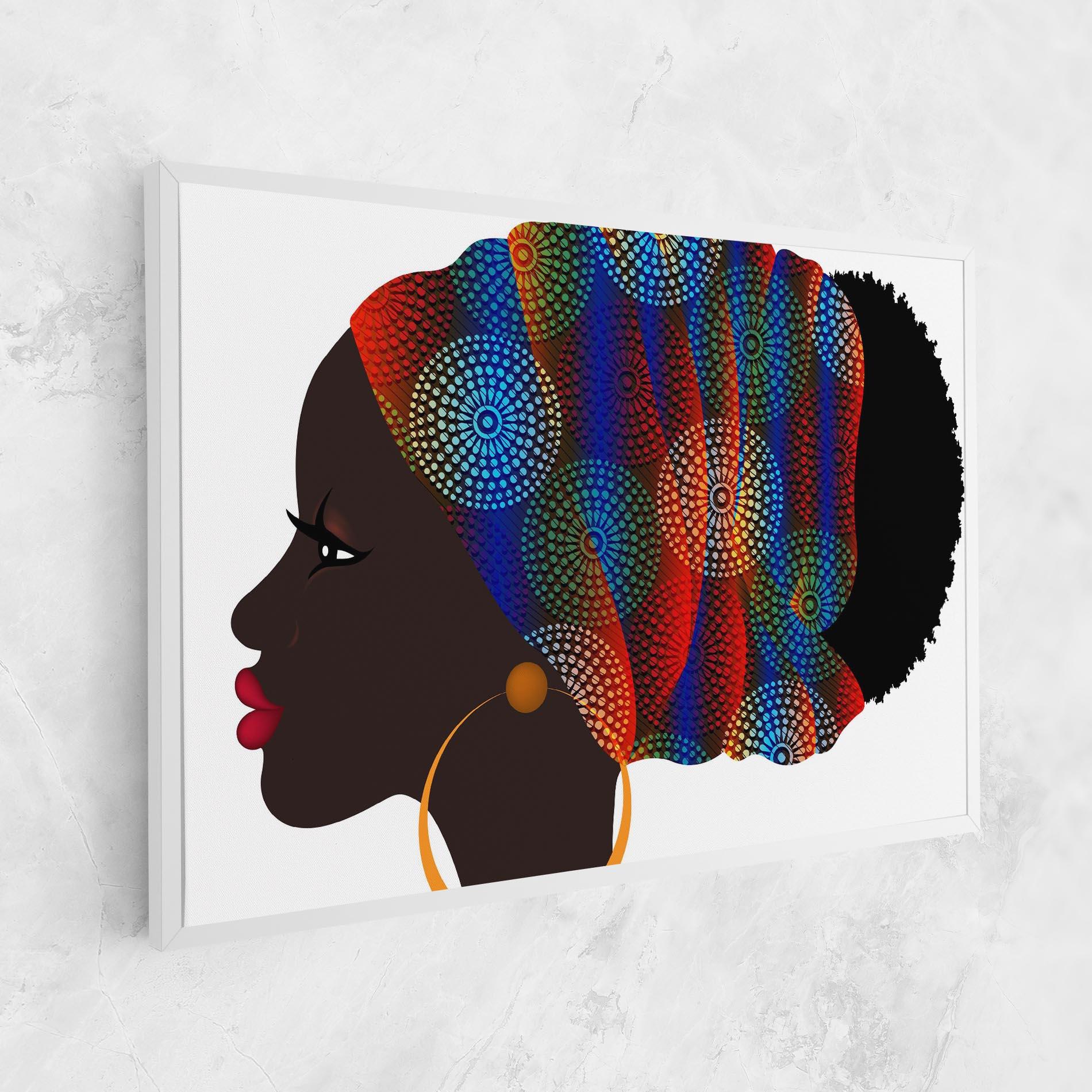 Tablou Canvas Afro Hairstyle mockup 1