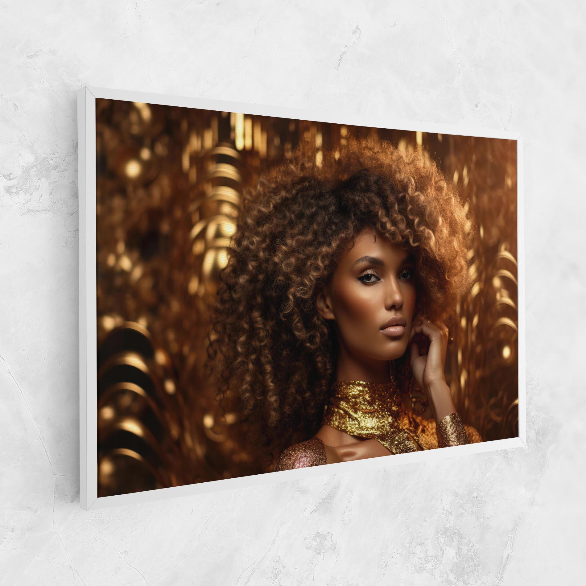 Tablou Canvas Radiant Bronze Goddess mockup 1