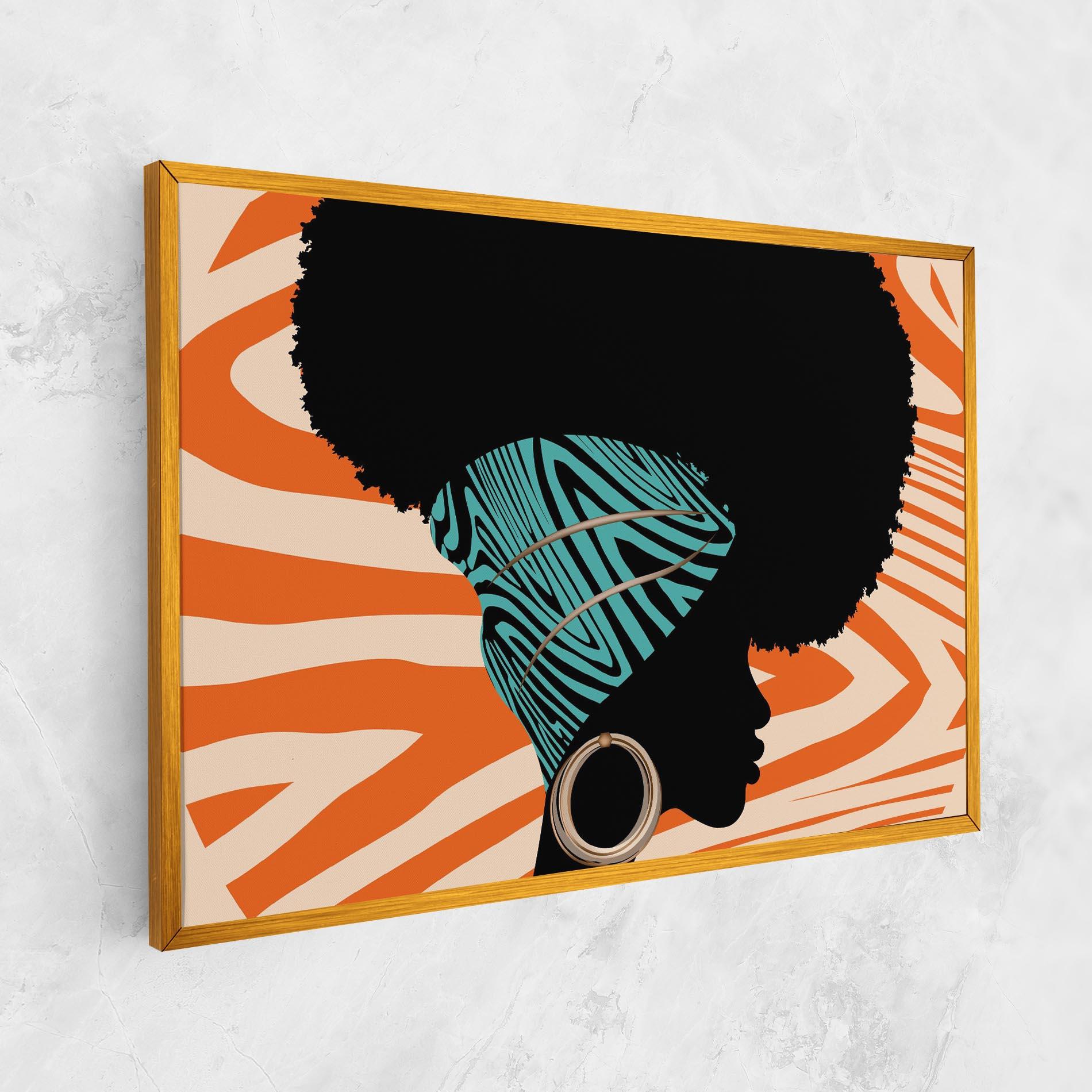 Tablou Canvas African Bandana mockup 1