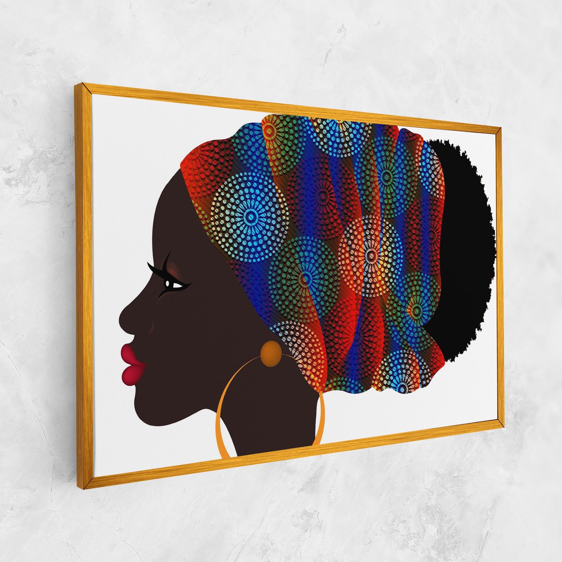 Tablou Canvas Afro Hairstyle mockup 1