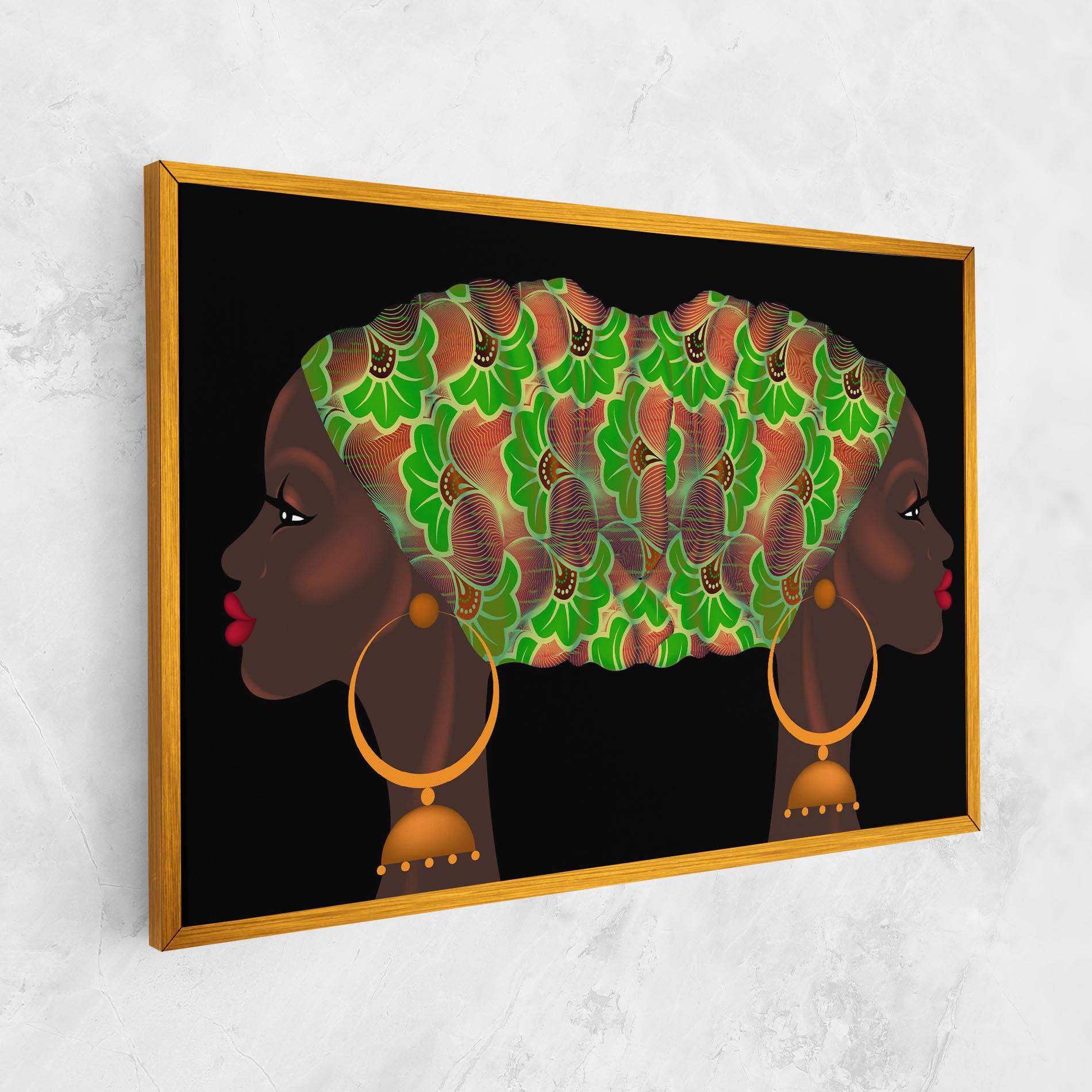 Tablou Canvas Ankara Headwrap mockup 1
