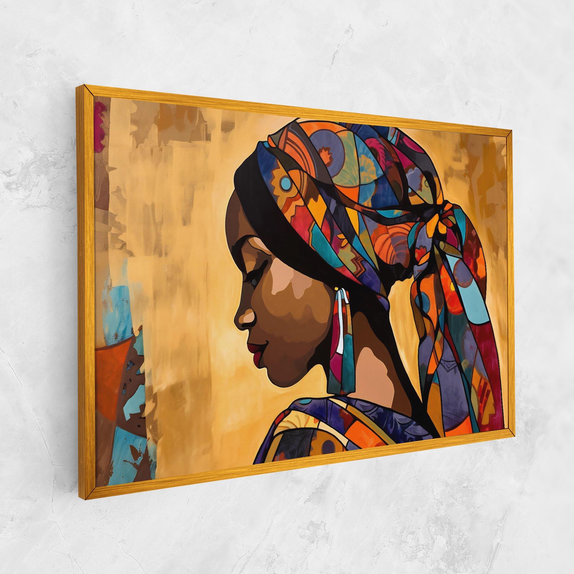 Tablou Canvas Headscarf Pretty Woman mockup 1