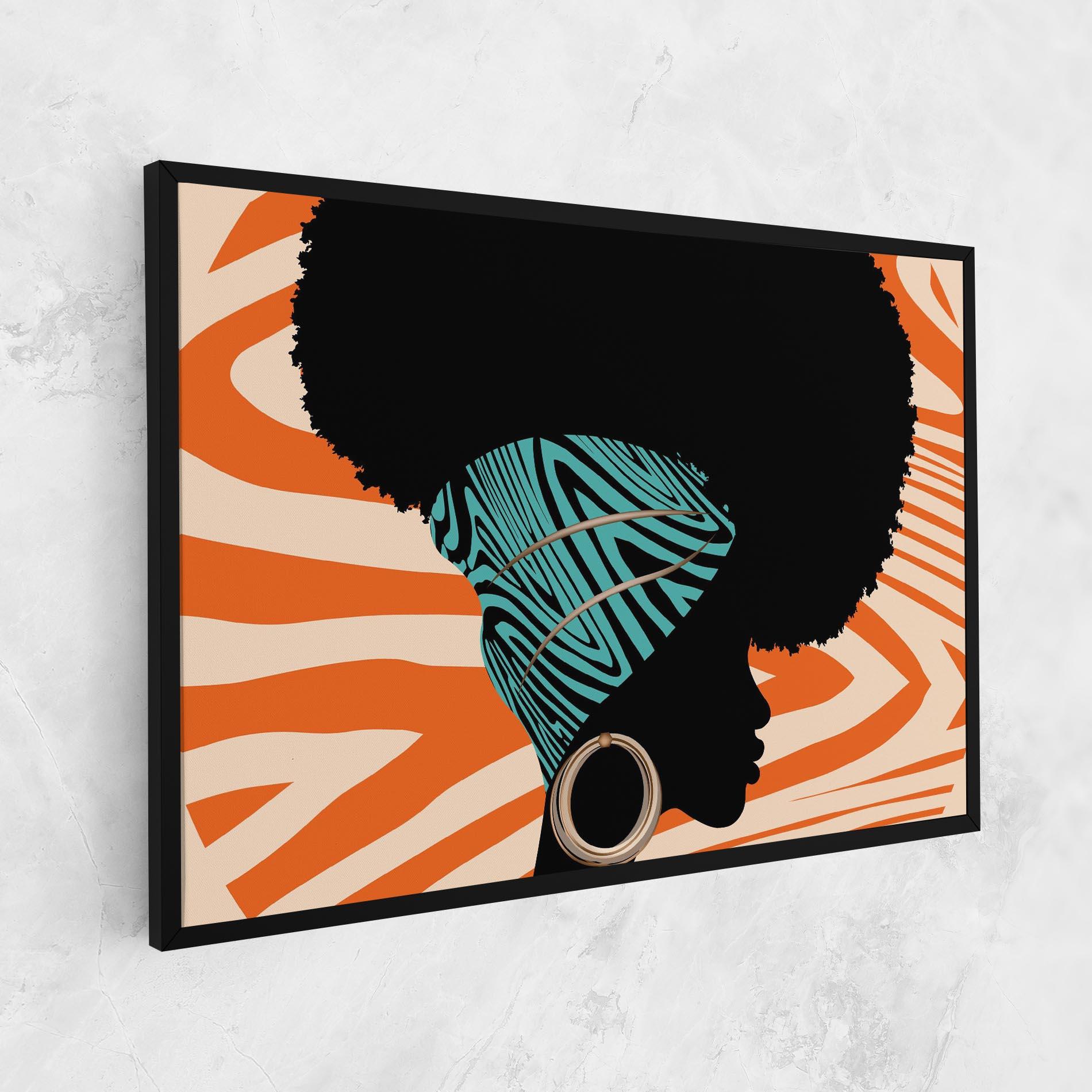 Tablou Canvas African Bandana mockup 1