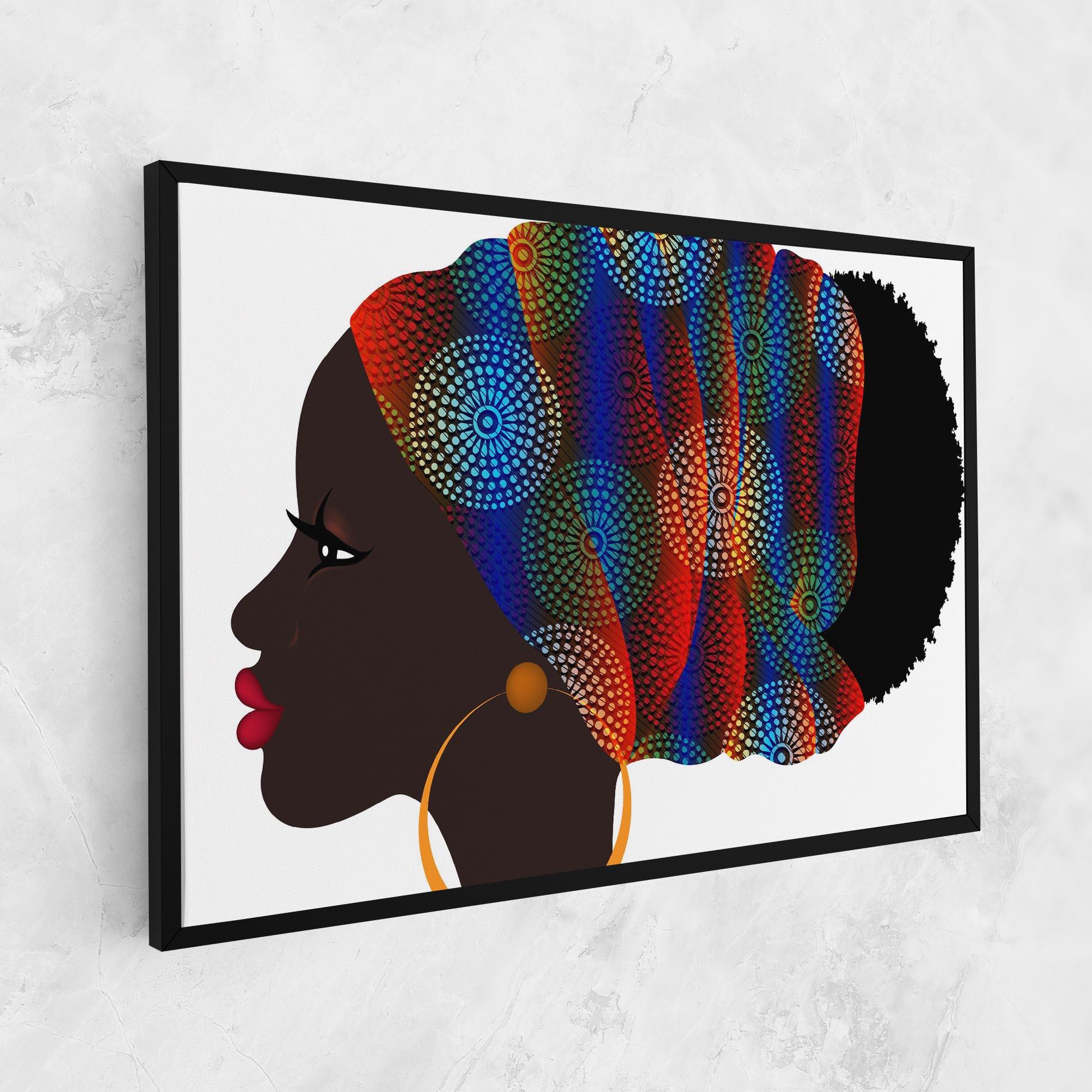 Tablou Canvas Afro Hairstyle mockup 1